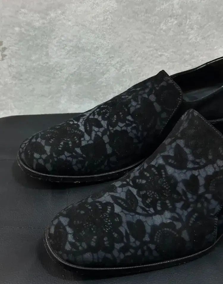 Alexander McQueen Alexander Mcqueen Flower Pattern Loafers Size US 11 / EU 44 - 2 Thumbnail