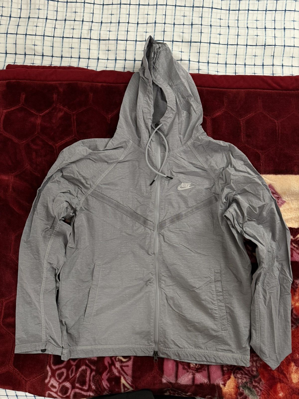 Nike Nike Tech Pack Windrunner Full Zip Jacket Wolf Grey Size M Size US M / EU 48-50 / 2 - 1 Thumbnail