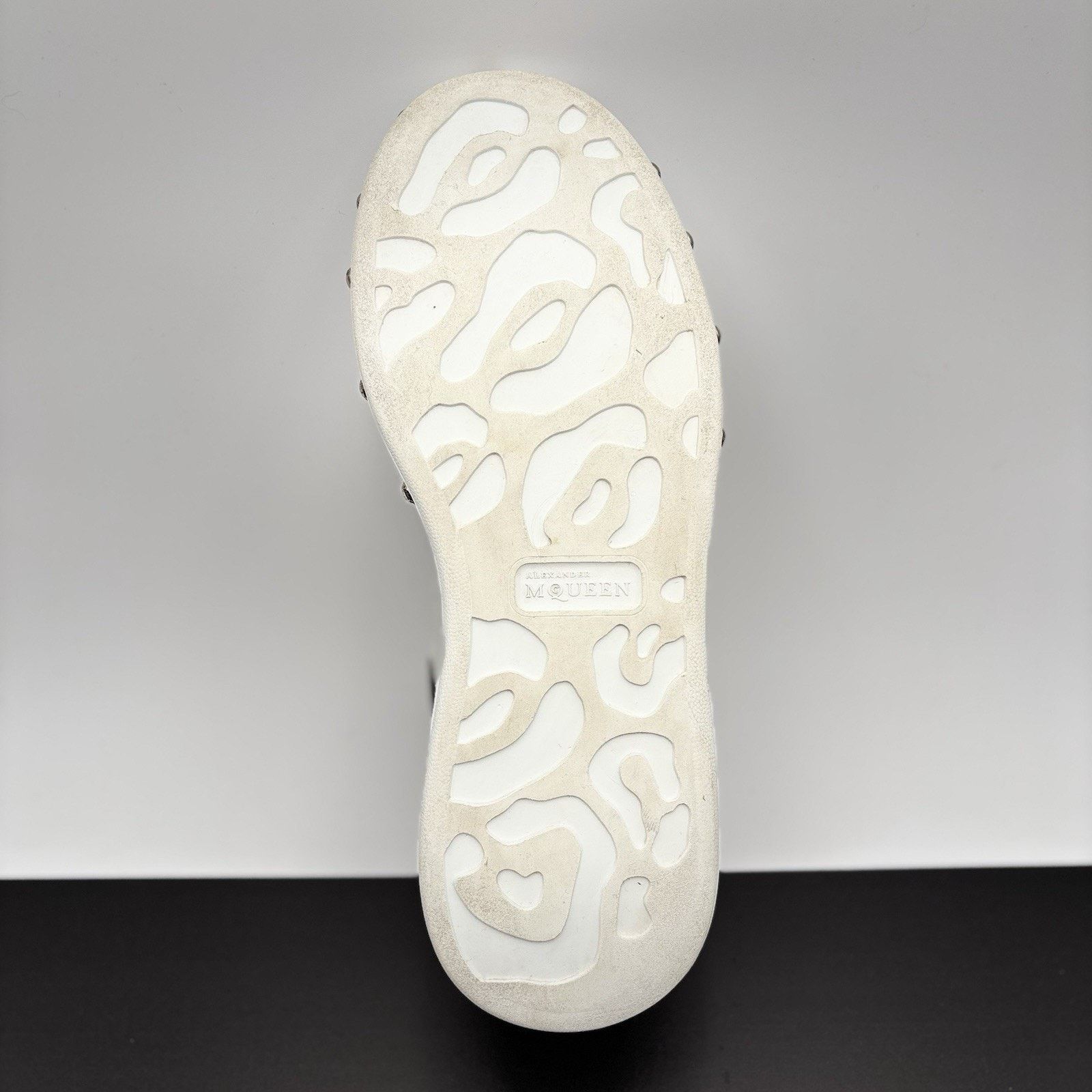 Alexander McQueen Alexander McQueen Front Studded ' White, Black ' | GREAT! Size US 11 / EU 44 - 17 Thumbnail