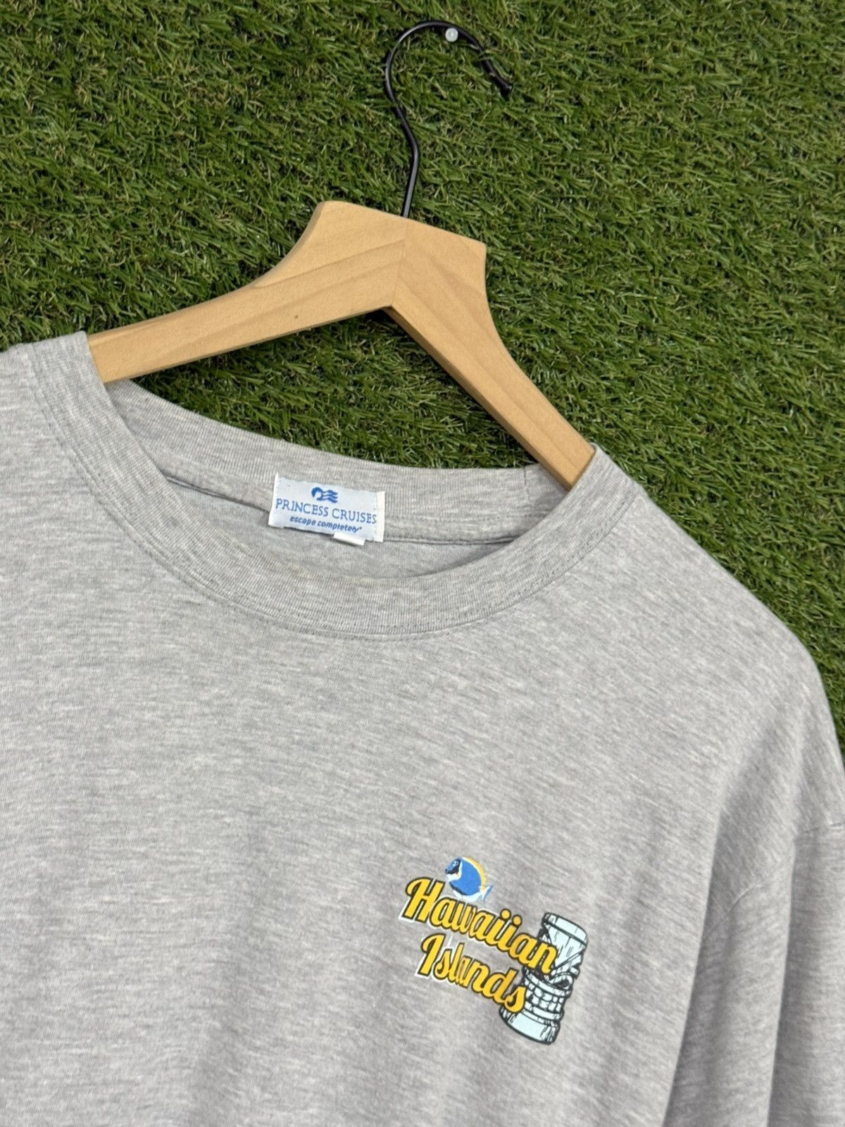 Vintage Vintage Princess Cruises Grey Heavyweight Oversized Tee Size US L / EU 52-54 / 3 - 4 Thumbnail
