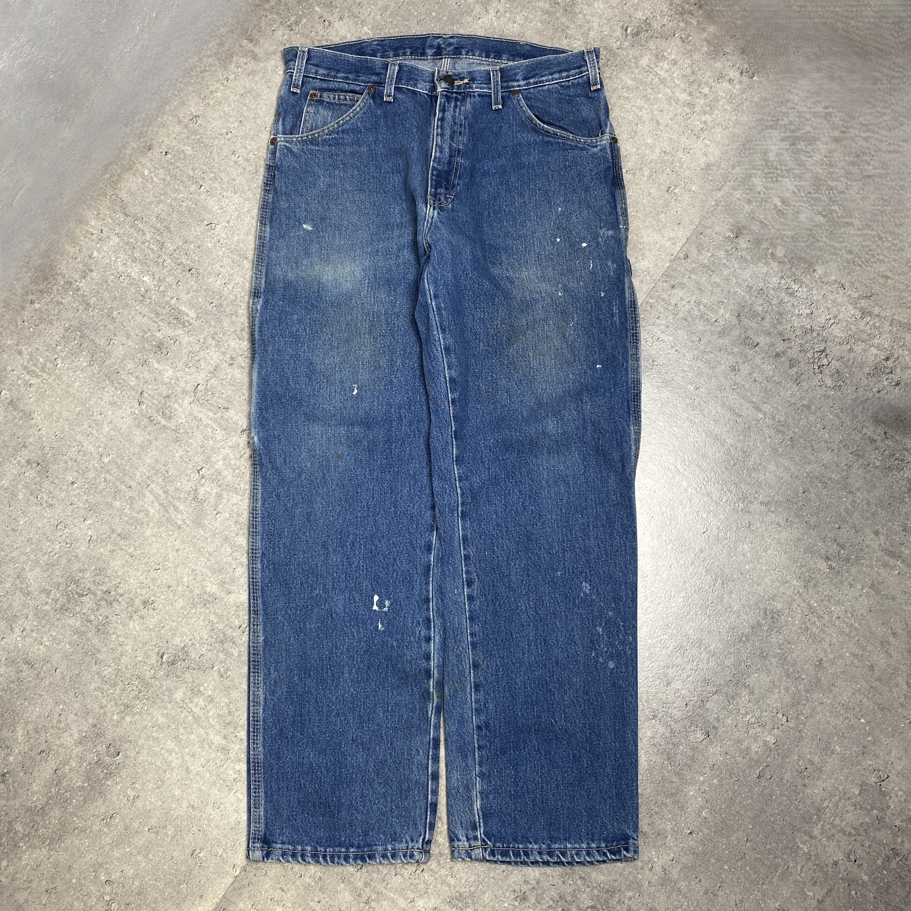Dickies × Vintage Dickies workwear baggy blue jeans - 32 Size US 32 / EU 48 - 2 Thumbnail