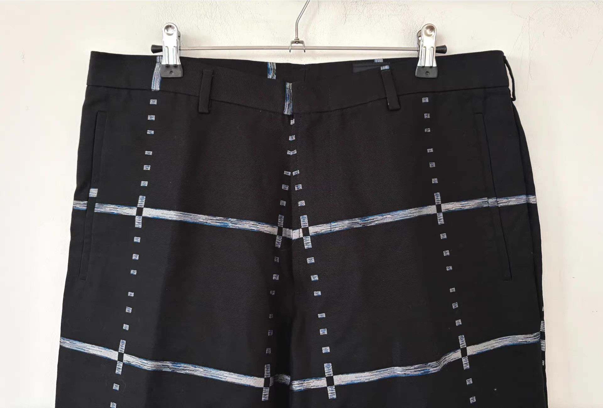 Versace Versus Versace Men's Black Check Trousers。Ｑ21 Size US 36 / EU 52 - 7 Thumbnail