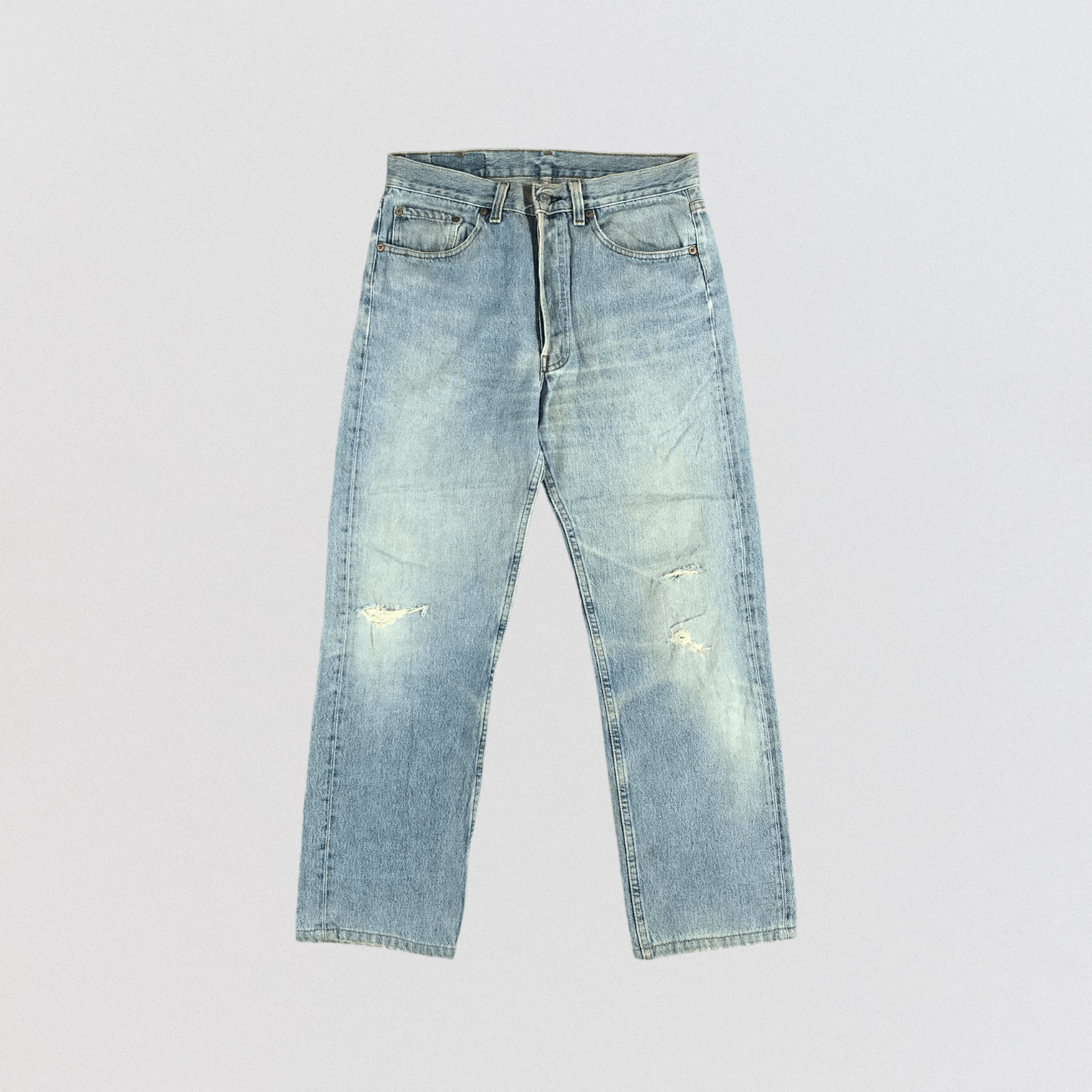 Levi's Vintage 90s Light Wash Levis 501 Jeans-JM2208 Size US 31 - 1 Thumbnail