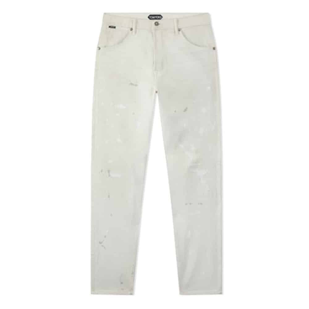 Tom Ford o1loc1c0724 Denim Pant in White Size US 31 - 1 Preview