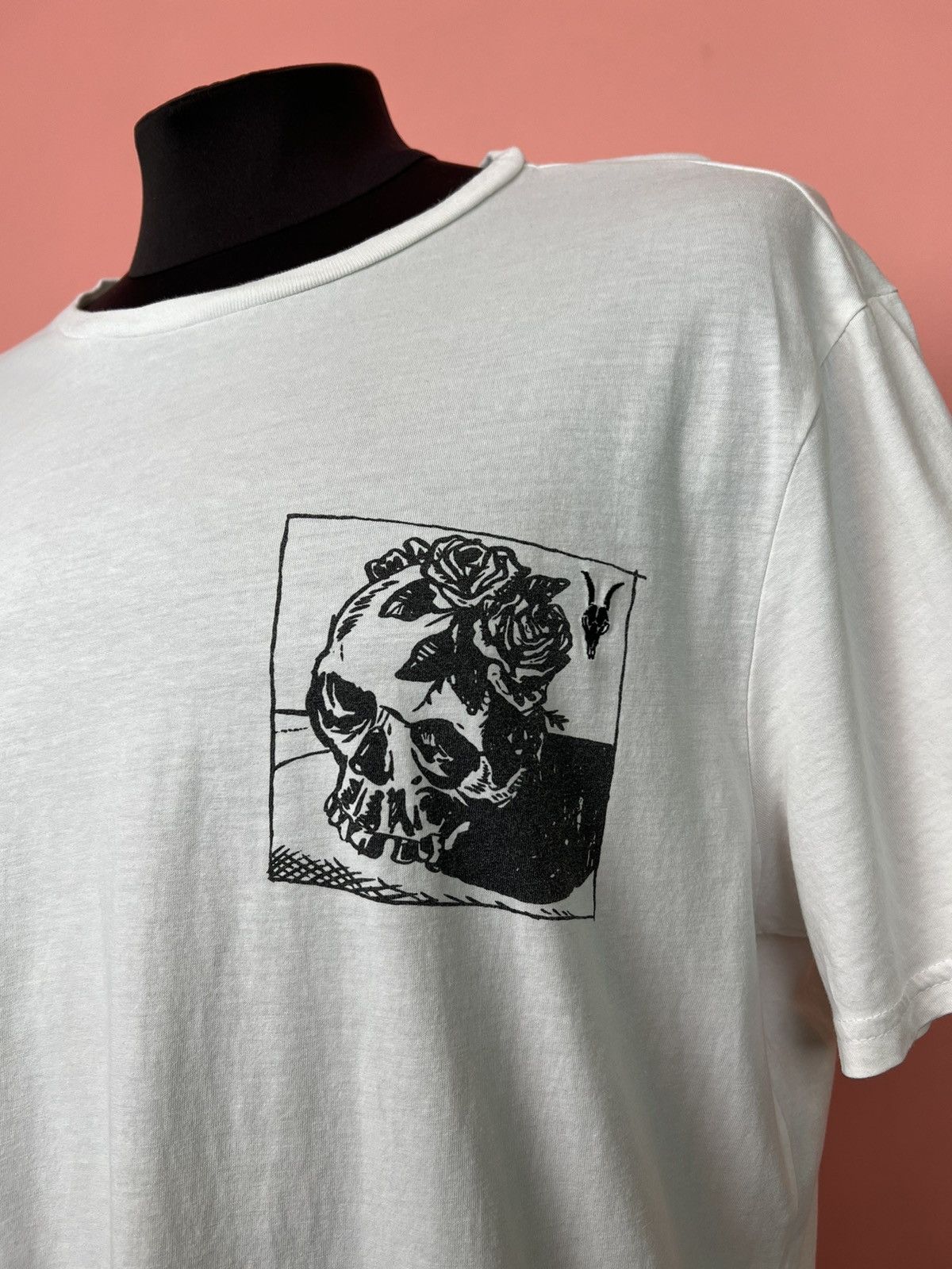 Allsaints Allsaints tee skull shirt printed hype streetwear Size XXL / US 16-18 / IT 52-54 - 4 Thumbnail