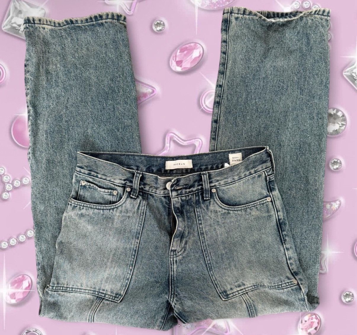 Other Baggy jeans size Medium women Size 31" - 1 Thumbnail
