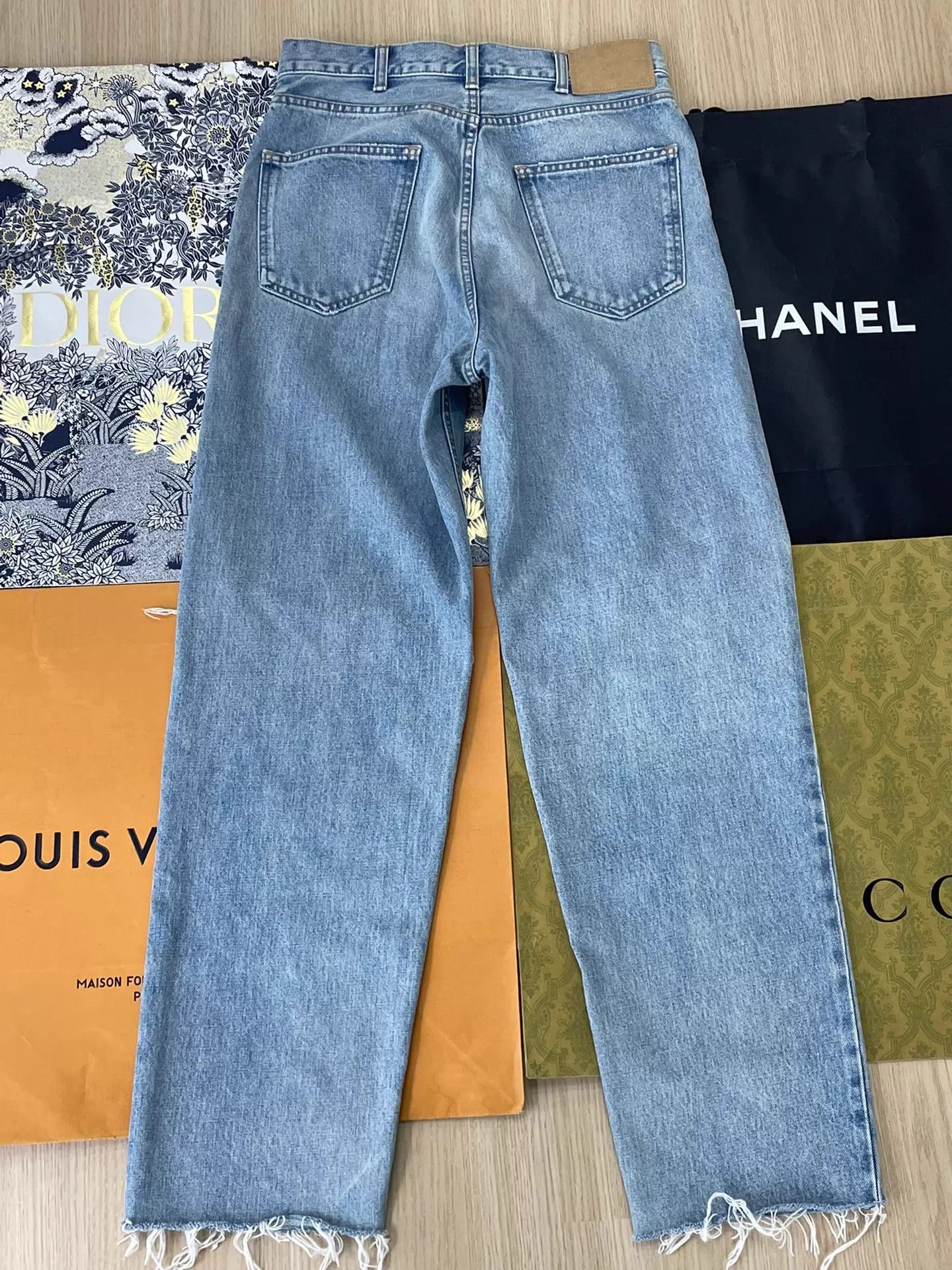 Celine Celine Ripped Tassel Jeans Women's 29 Size 29" - 3 Thumbnail