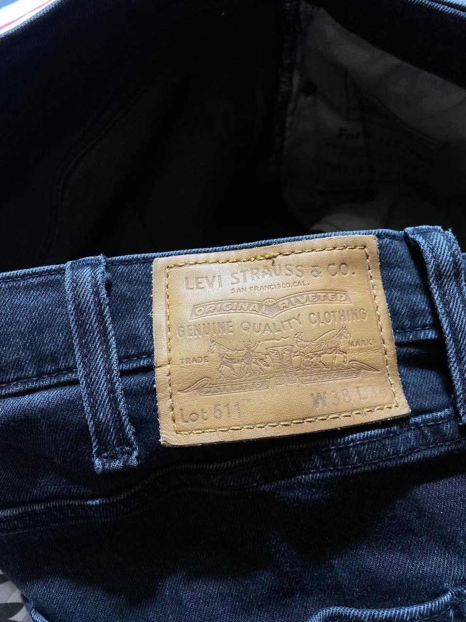 Levi's × Vintage Vintage Levis Jeans 511 Straight Medium Wash 90s Size US 34 / EU 50 - 2 Thumbnail