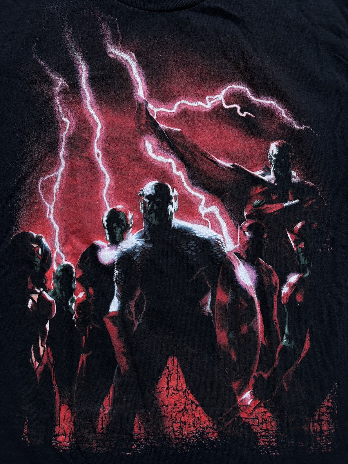 DC Comics × Marvel Comics × Vintage Y2K Marvel Mad Engine Skrulls “Avengers Secret Invasion” Tee Size US S / EU 44-46 / 1 - 4 Thumbnail
