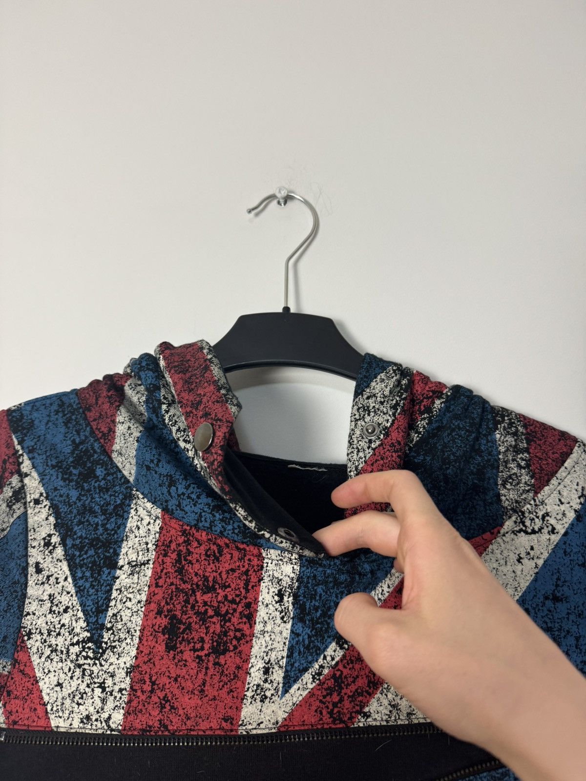 Japanese Brand Avant garde United Kingdom flag zipper hoodie Japanese style Size US S / EU 44-46 / 1 - 8 Thumbnail