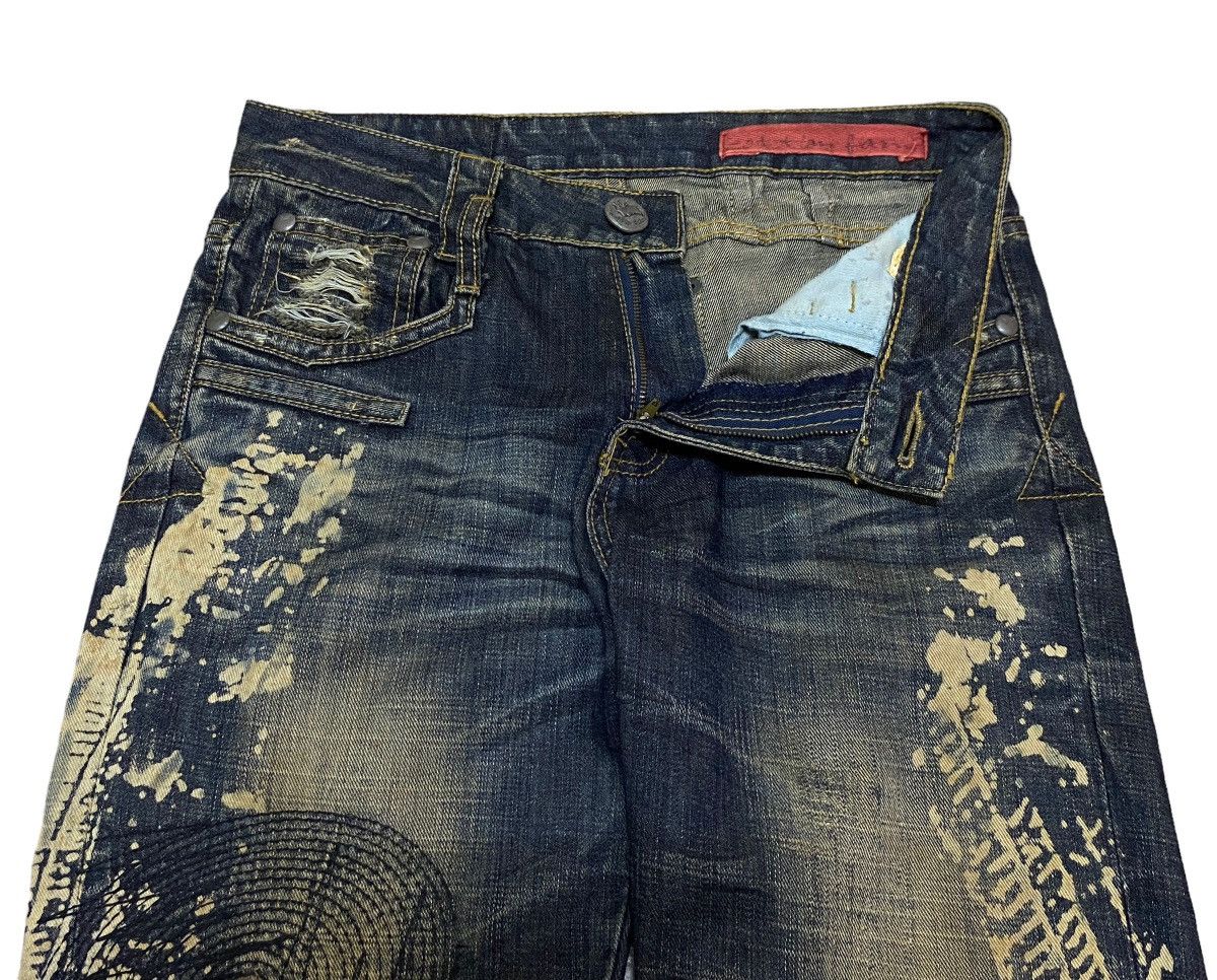 If Six Was Nine Rare Design Vintage Japanese Brand Cotton Farm Jeans 1990s Size US 32 / EU 48 - 6 Thumbnail
