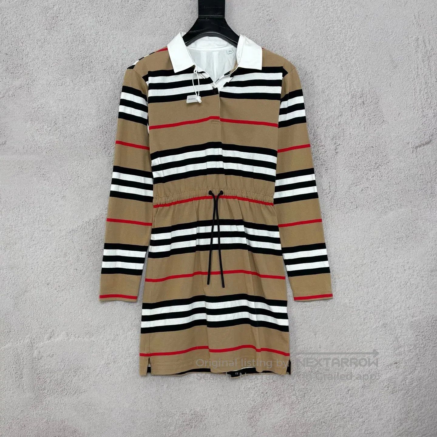 Burberry Burberry size14Y Striped Polo Long Dress Size XXS / US 00 / IT 34 - 1 Thumbnail