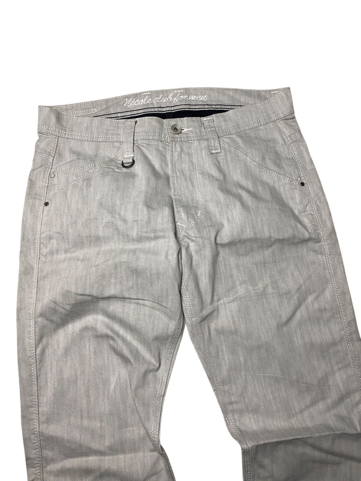 Nicole Club 2000's Nicole Club Buckle Flared Pants Size US 30 / EU 46 - 3 Thumbnail