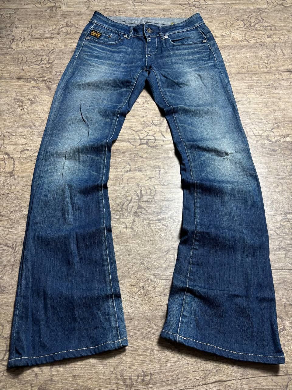 G-Star RARE💣 Flared Hysteric Glamour vibe Japan G-STAR Fade Jeans Size US 29 - 6 Thumbnail