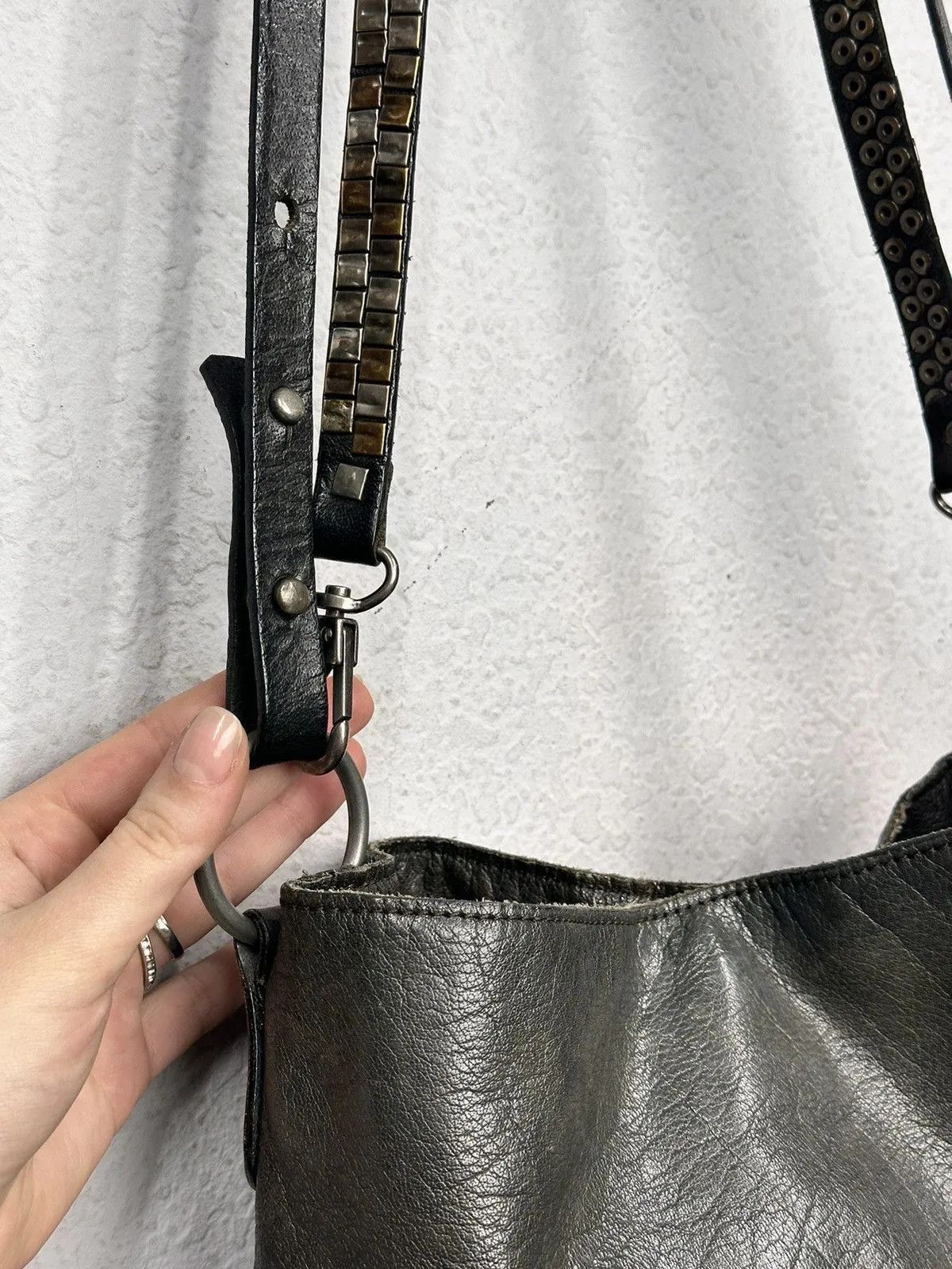 14th Addiction Vintage Japan Leather Bag Kapital Messenger Y2K Rare GOA Size ONE SIZE - 9 Thumbnail