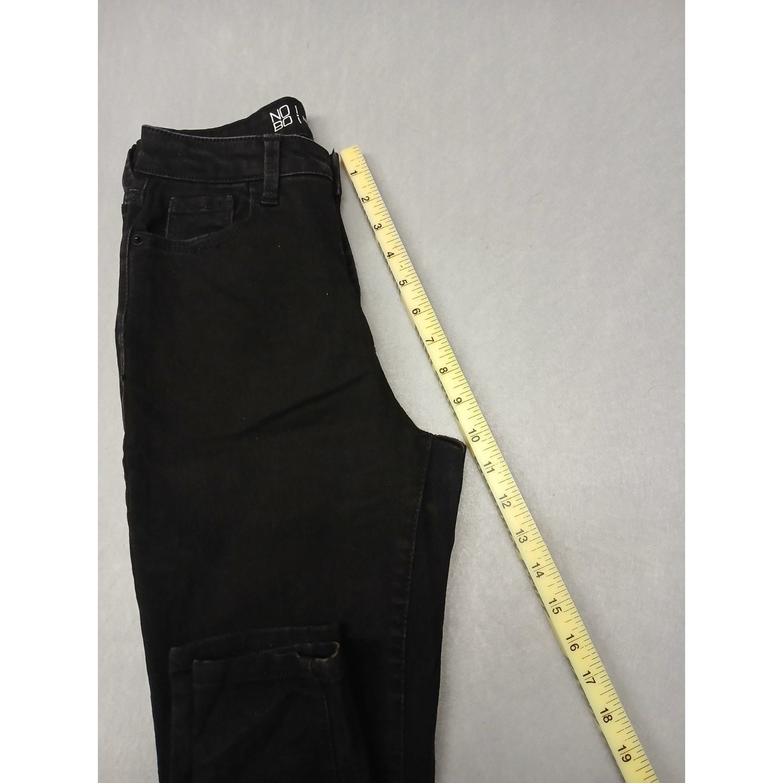 Other No Boundaries (5) Black Junior Skinny Jeans (2pair) Size 22" - 4 Thumbnail