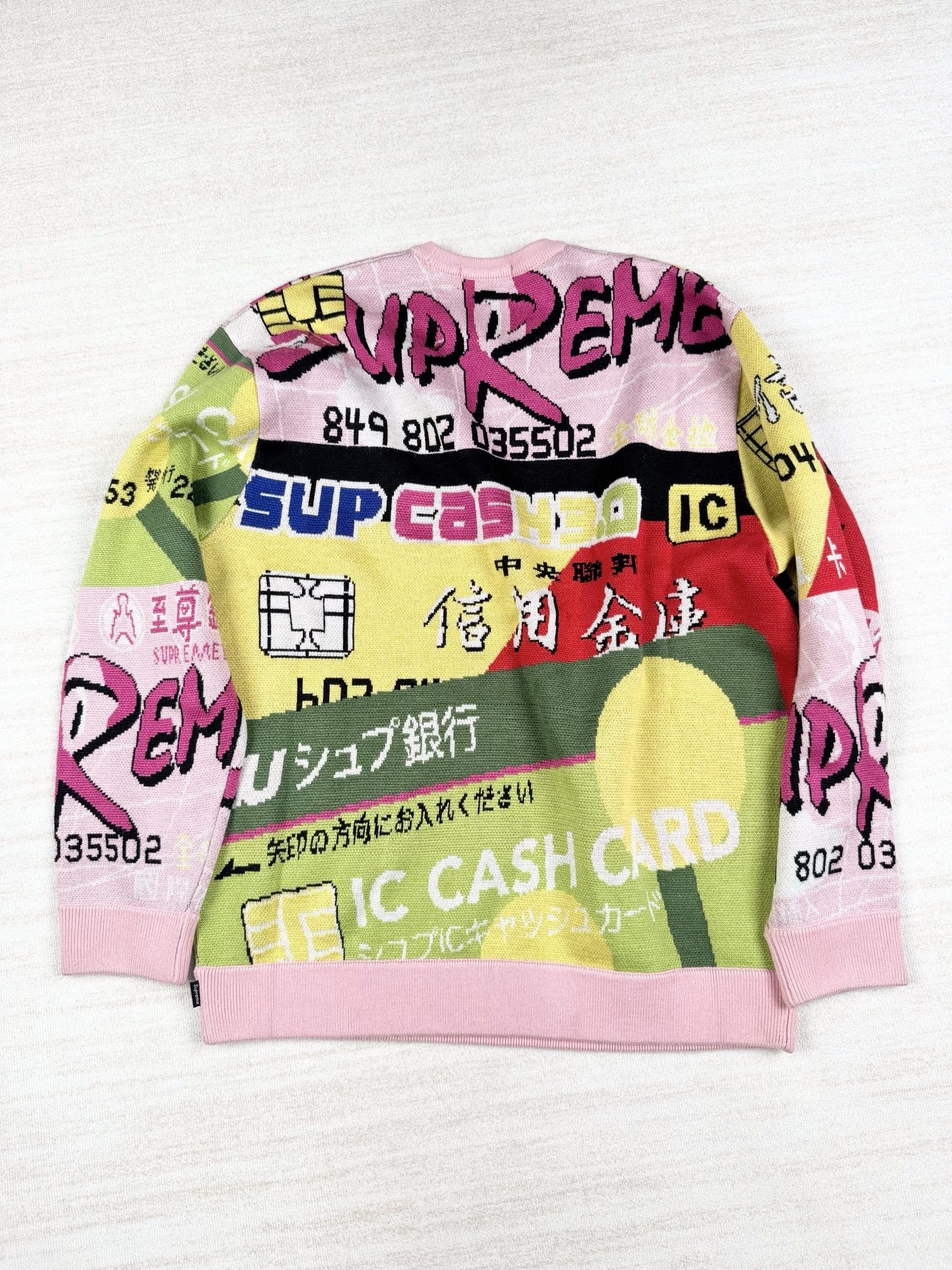 Supreme Supreme Credit Cards Sweater Size US L / EU 52-54 / 3 - 3 Thumbnail