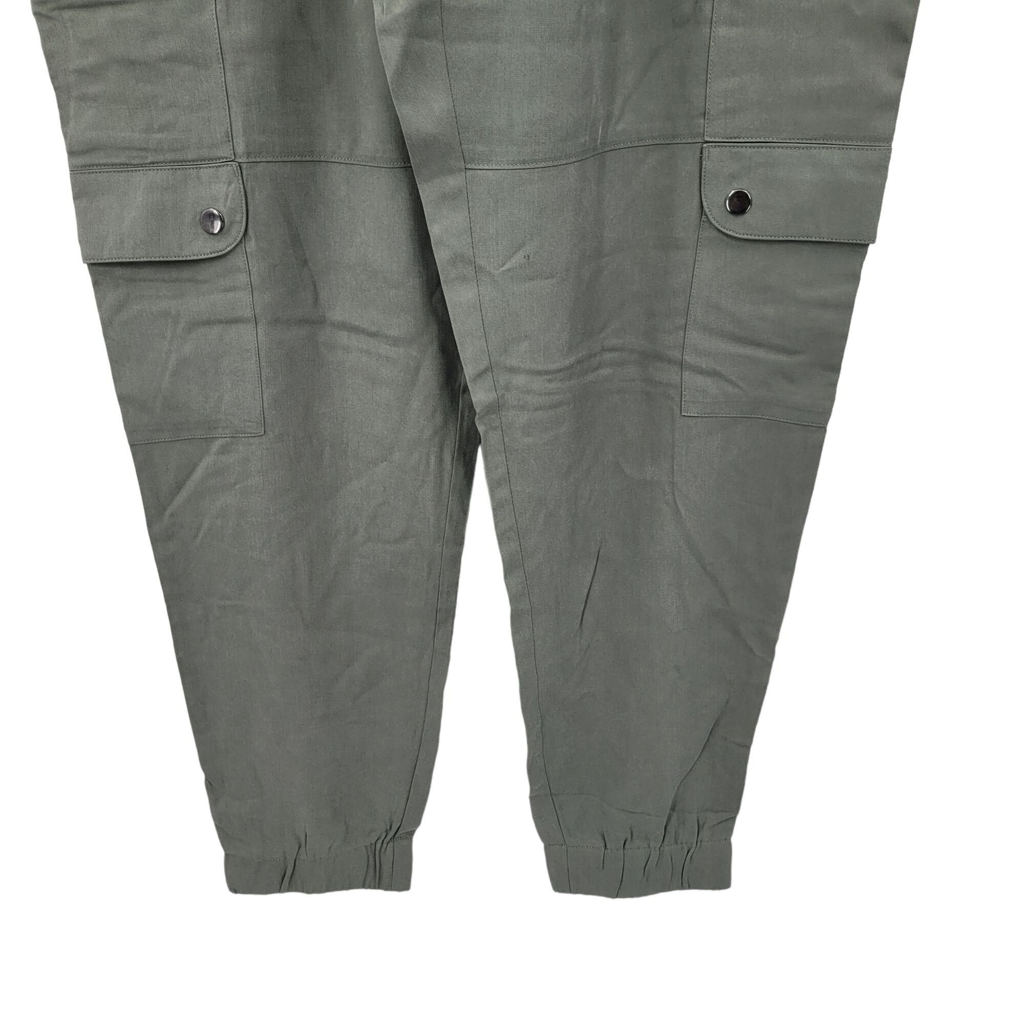 Banana Republic Banana Republic Cargo Jogger Pants M Olive Green Elastic Wai Size 32" / US 10 / IT 46 - 13 Thumbnail