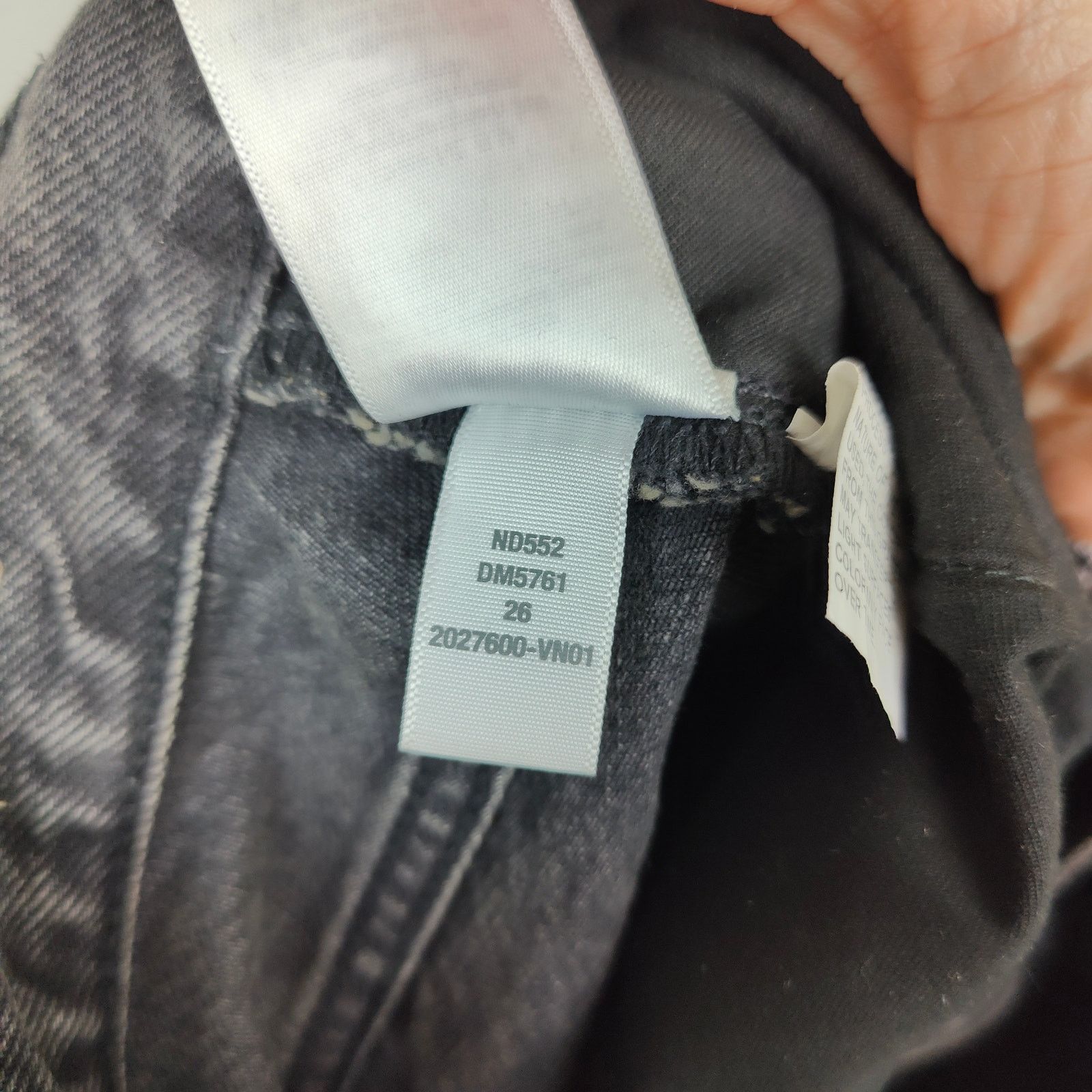 Madewell Madewell Baggy Straight Jeans Womens 26 Charcoal Cavell Wash Size 26" / US 2 / IT 38 - 10 Thumbnail