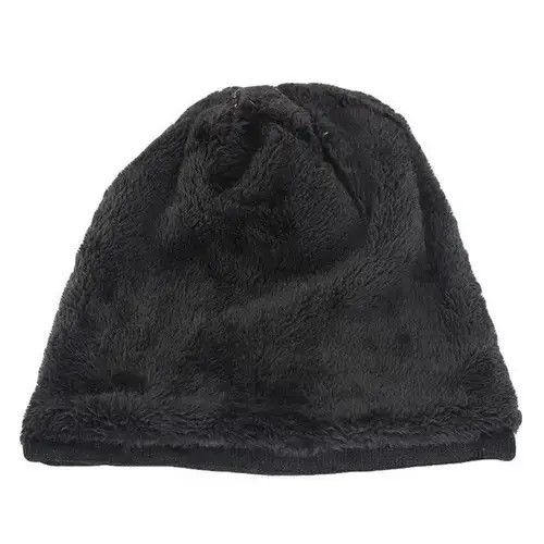 VIBE Warm Baggy Knitted Wool Beanie Size ONE SIZE - 4 Thumbnail