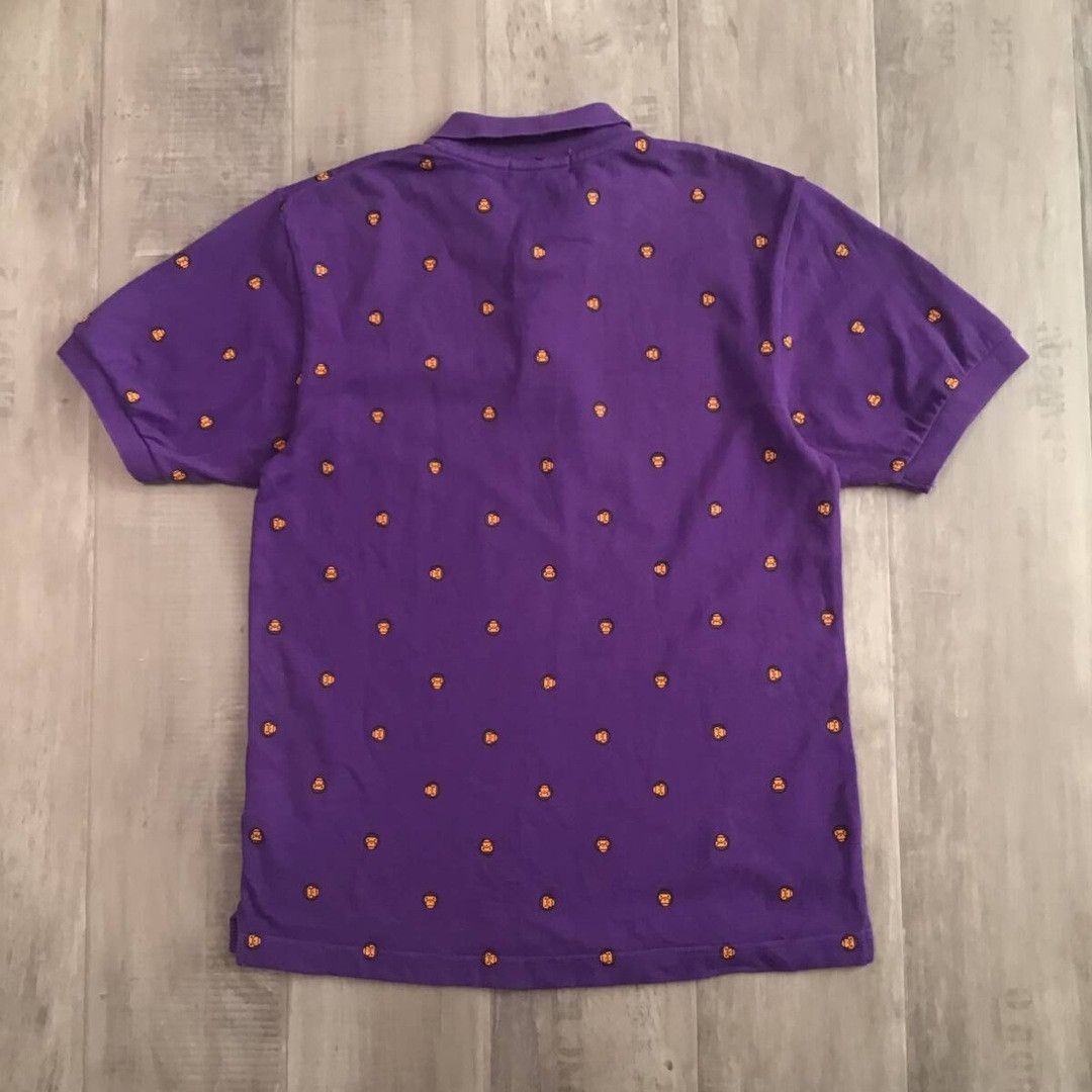 Bape BAPE Milo Monogram Polo Shirt a bathing ape NIGO Size US S / EU 44-46 / 1 - 4 Thumbnail