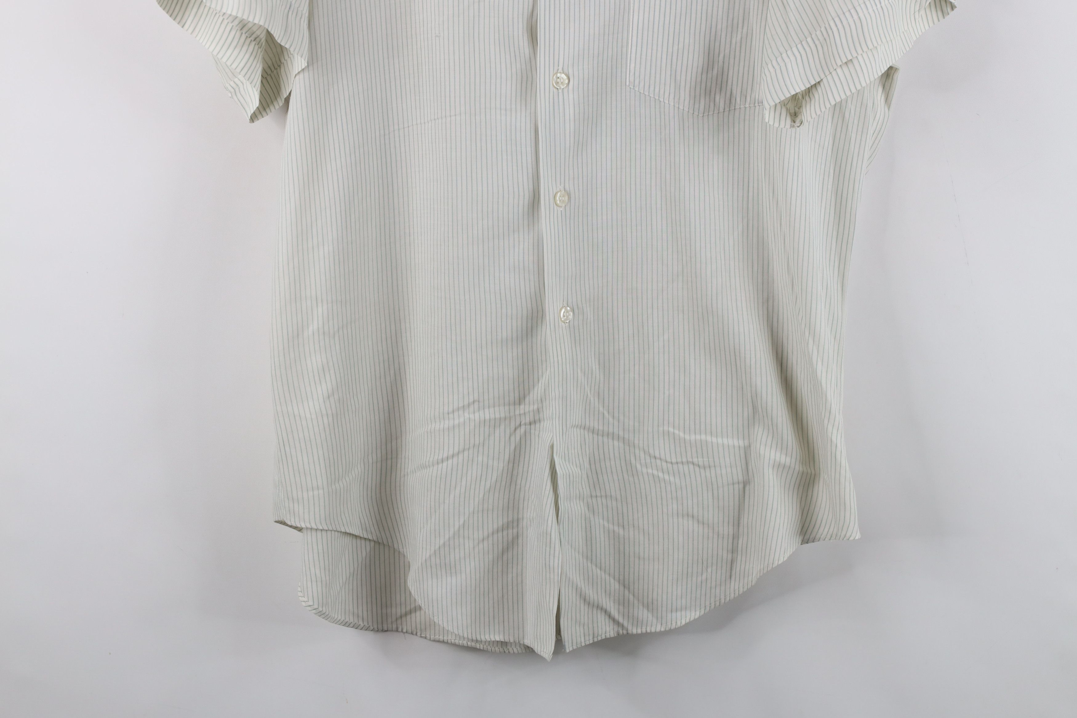 Vintage Vintage 50s 60s Macys Button Sleeve Collared Shirt Size US M / EU 48-50 / 2 - 3 Thumbnail