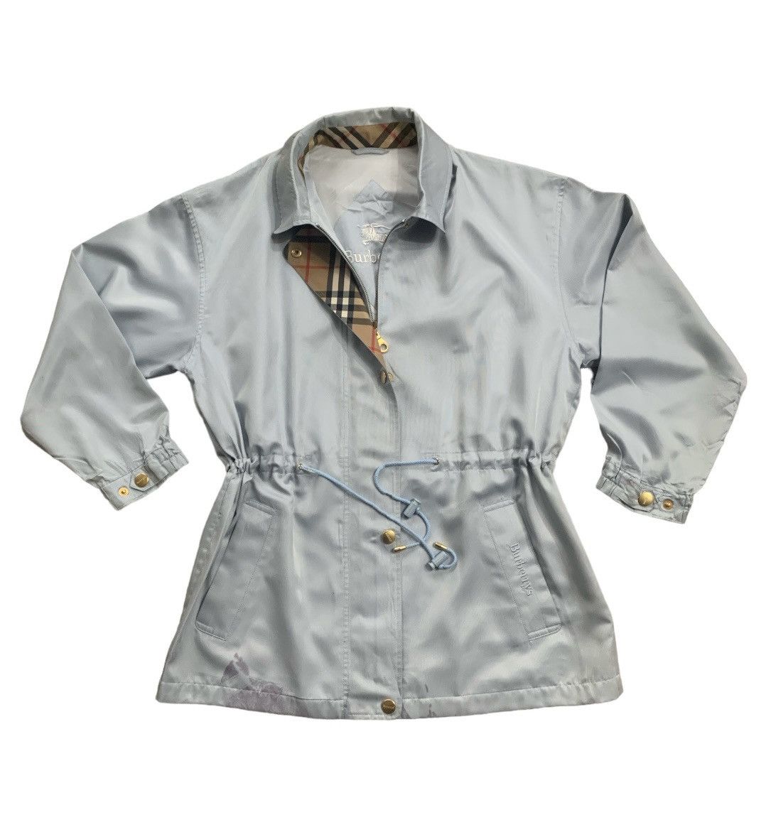 Vintage Burberry Polyester Trench Jacket