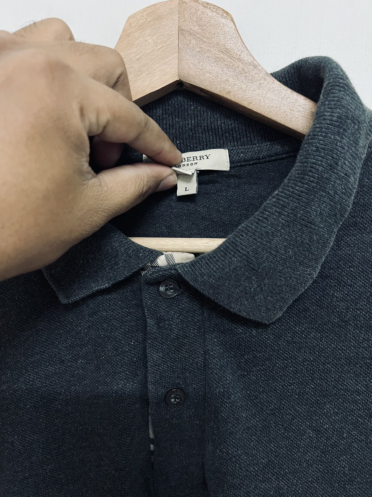 Burberry Burberry Classic Polo Shirt Size US L / EU 52-54 / 3 - 5 Thumbnail