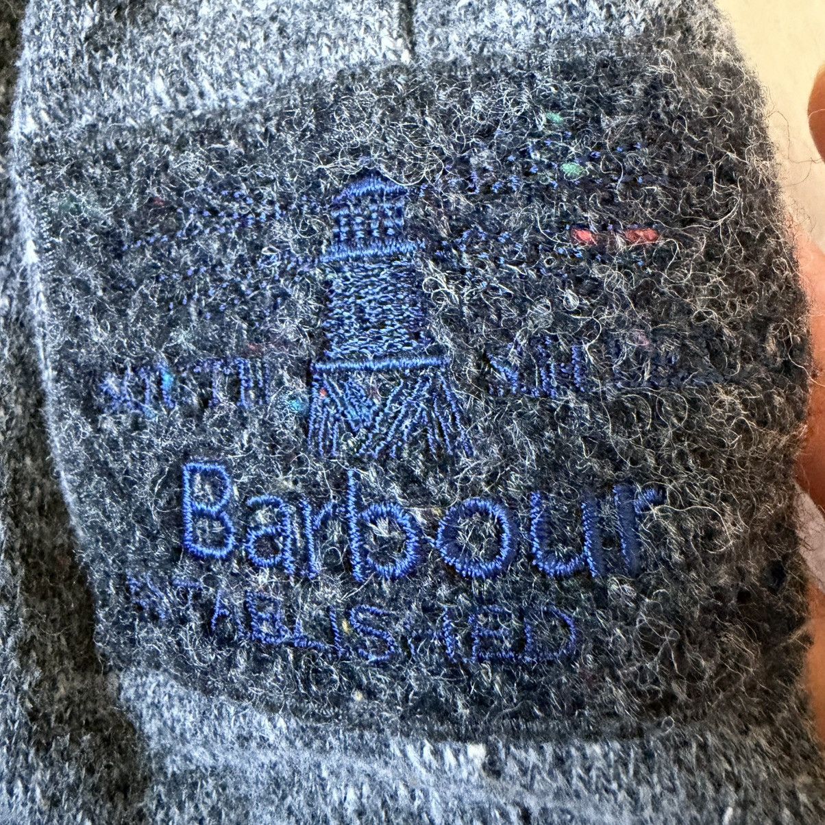 Barbour Barbour Beacon Crewneck Sweatshirt Gray Nep XL Elbow Patch Size US XL / EU 56 / 4 - 8 Thumbnail