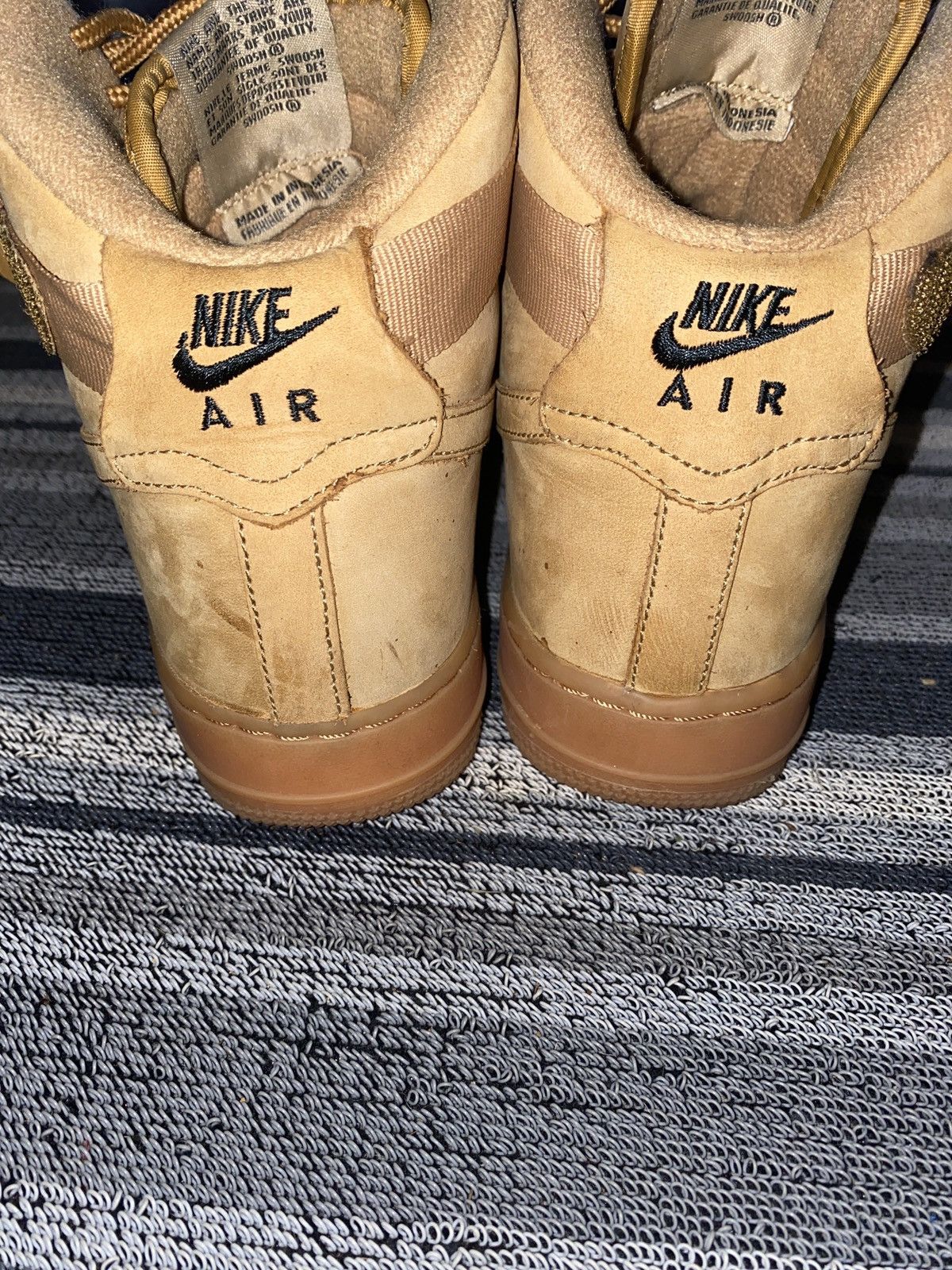 Nike AIR FORCE 1 HIGH LV8 WHEAT Size US 6.5 / EU 39-40 - 5 Thumbnail