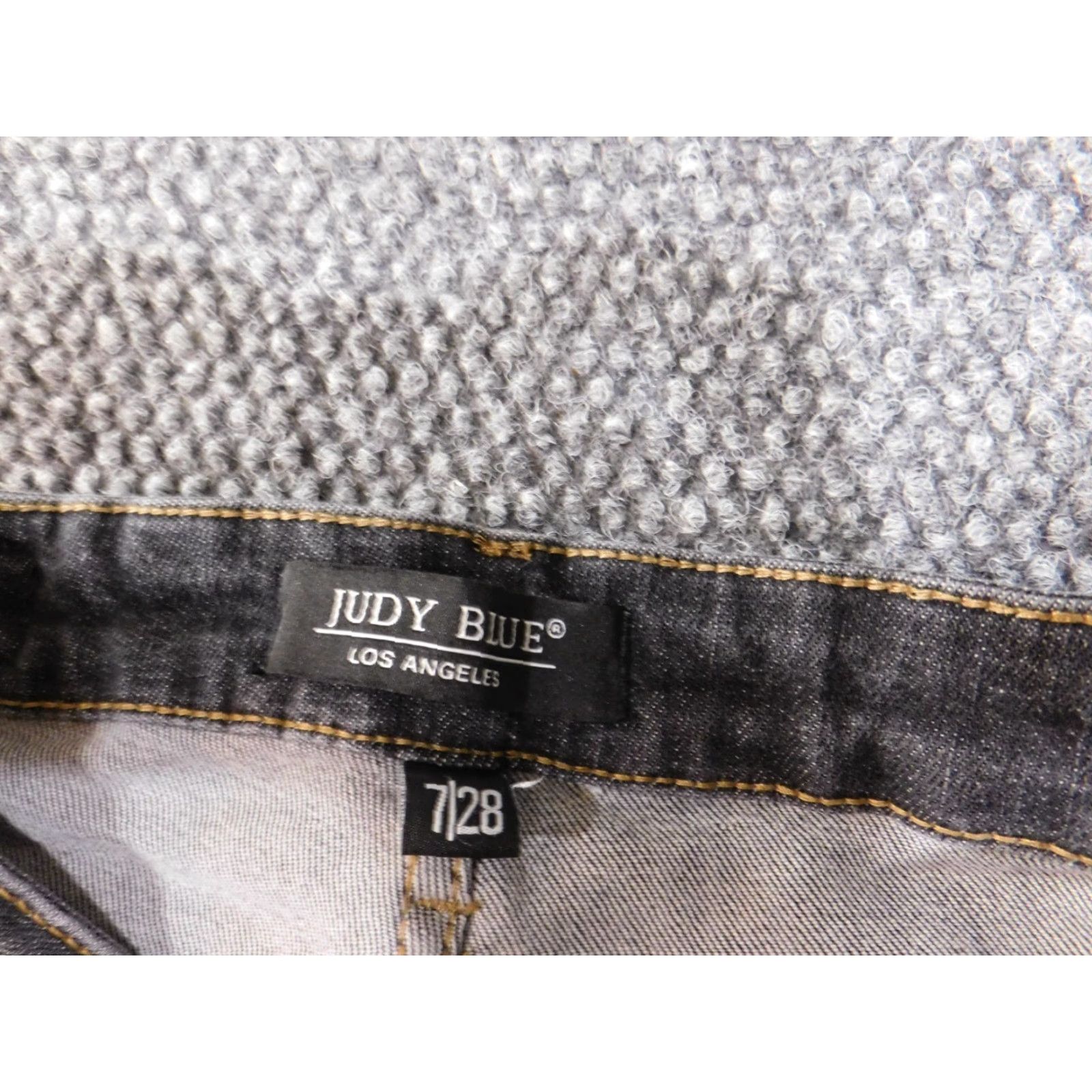 Denime Judy Blue Jeans Skinny Retro Denim 28 Women's Blue Cotton Blend Stretch Zipper Pockets Size 42" / US 20 - 3 Thumbnail