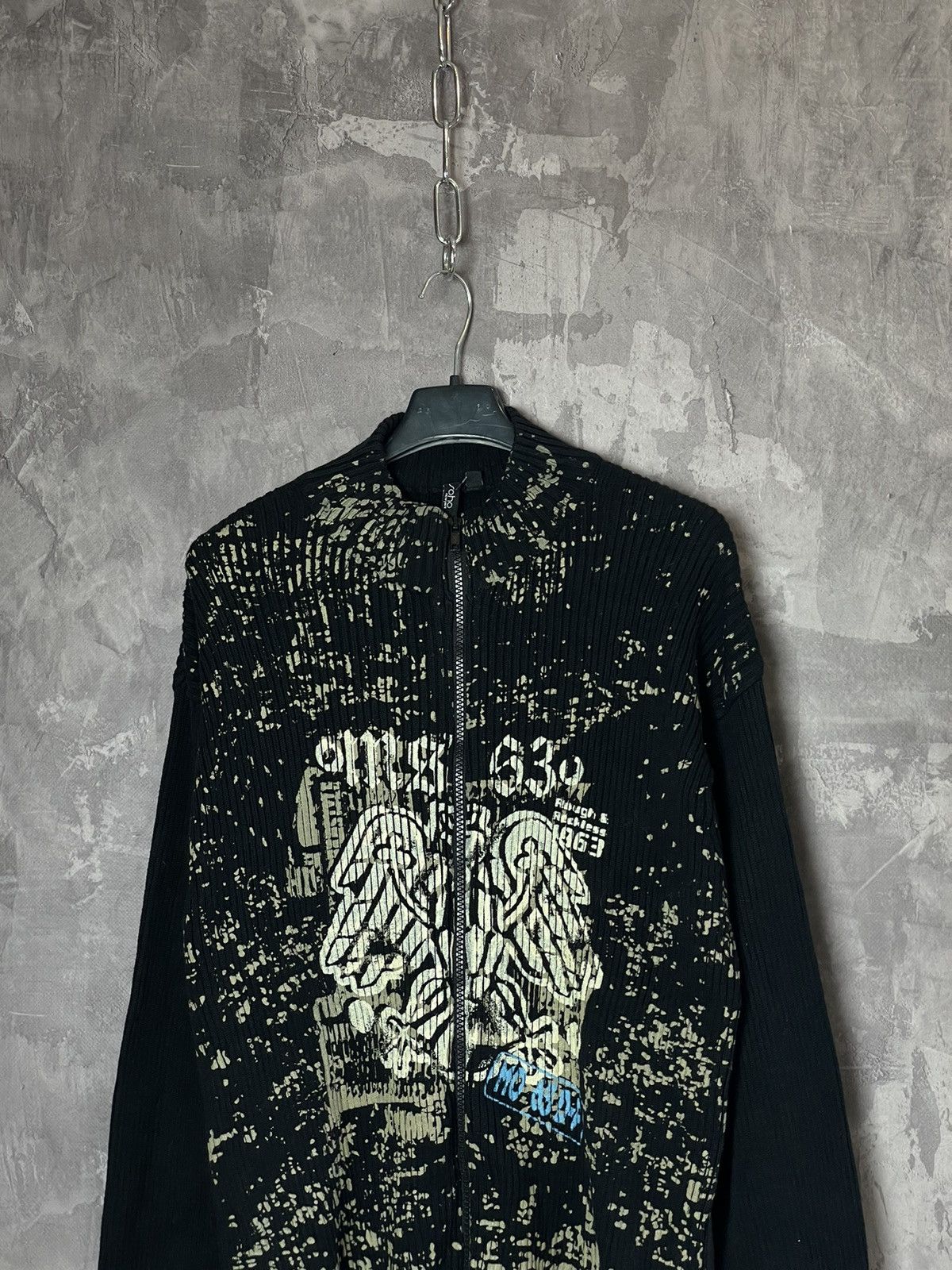 Japanese Brand × Vintage AvantGarde Vintage Sweatshirt Y2K Printed Knit Japan Sweater Size US XL / EU 56 / 4 - 2 Thumbnail
