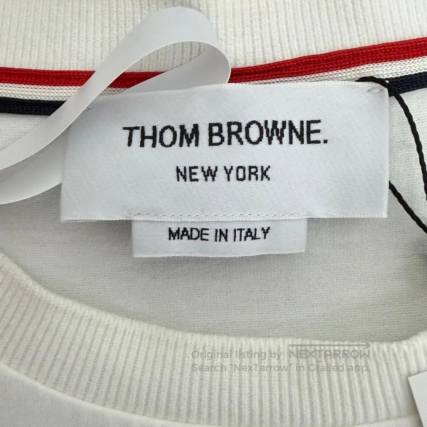Thom Browne Thom Browne Lobster Four Stripe Printed Short Sleeve| Size US XL / EU 56 / 4 - 2 Thumbnail