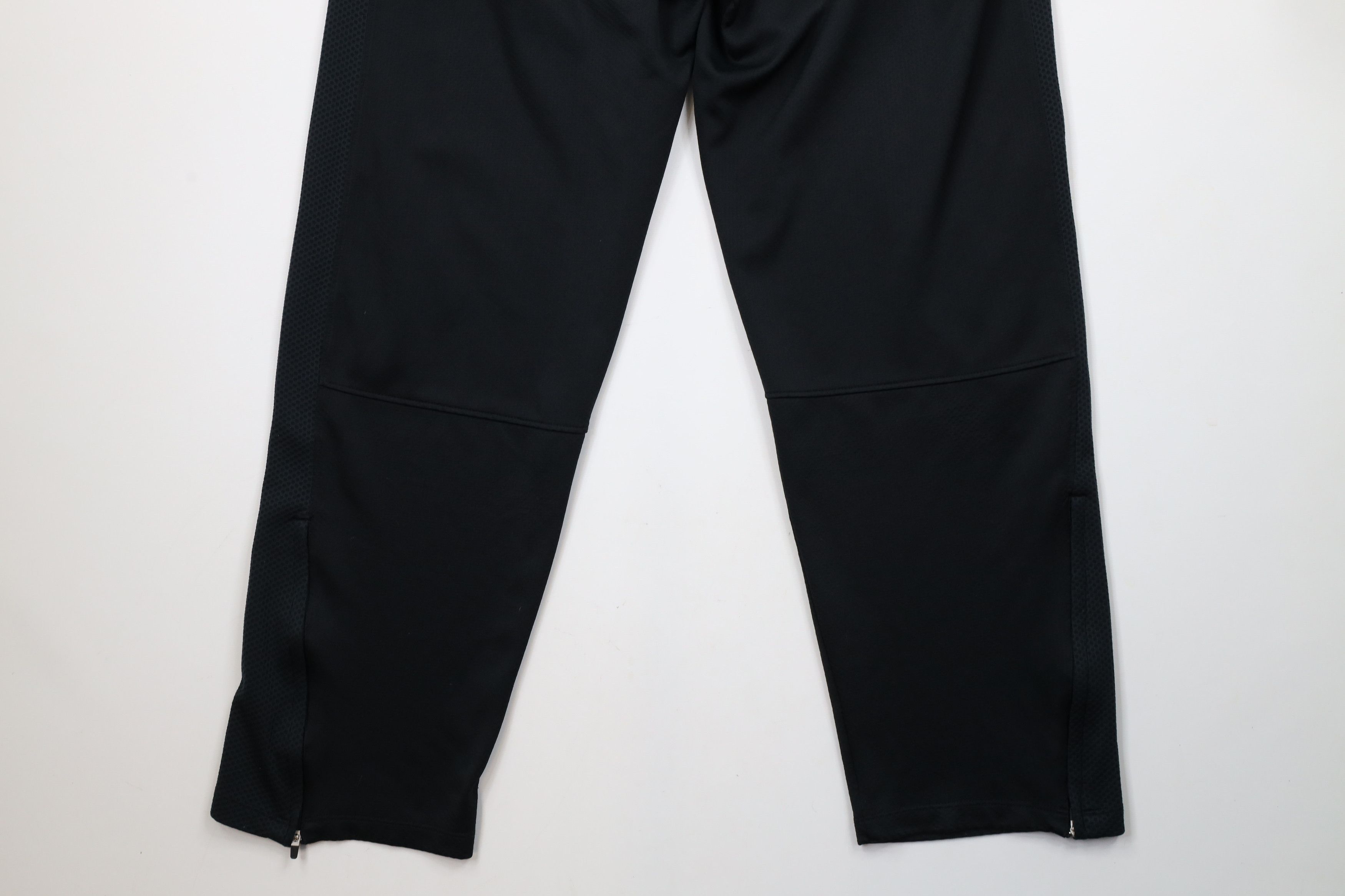 Nike × Vintage Vintage Nike Scott Mini Swoosh Knit Wide Leg Pants Black Size US 34 / EU 50 - 12 Thumbnail
