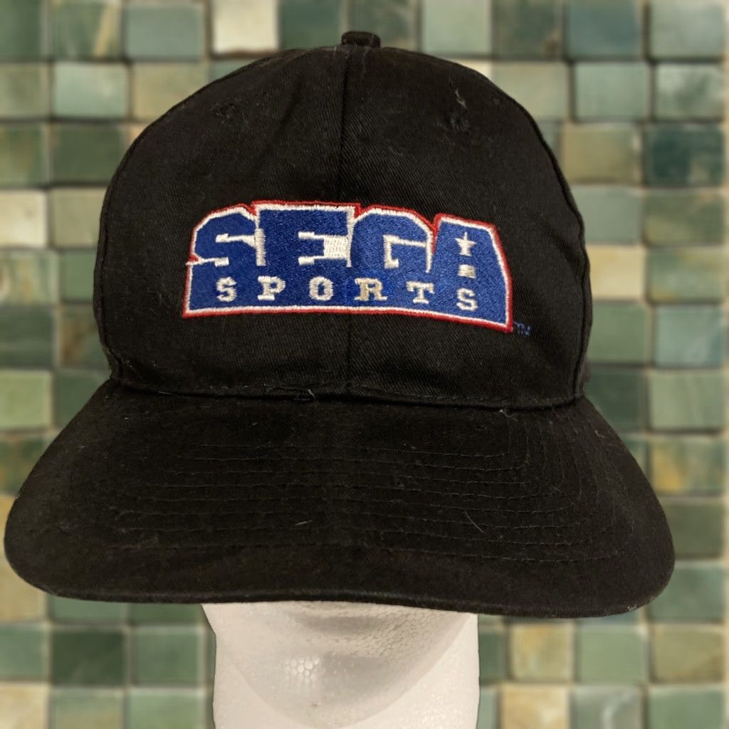 Vintage VINTAGE Sega Genesis Hat Snapback Black 90s Sega Cap Mens Osfa Cotton Twill Sonic The Hedgehog Rare Style: Snapback | Adjustable | Video Game Hat Size ONE SIZE - 1 Thumbnail