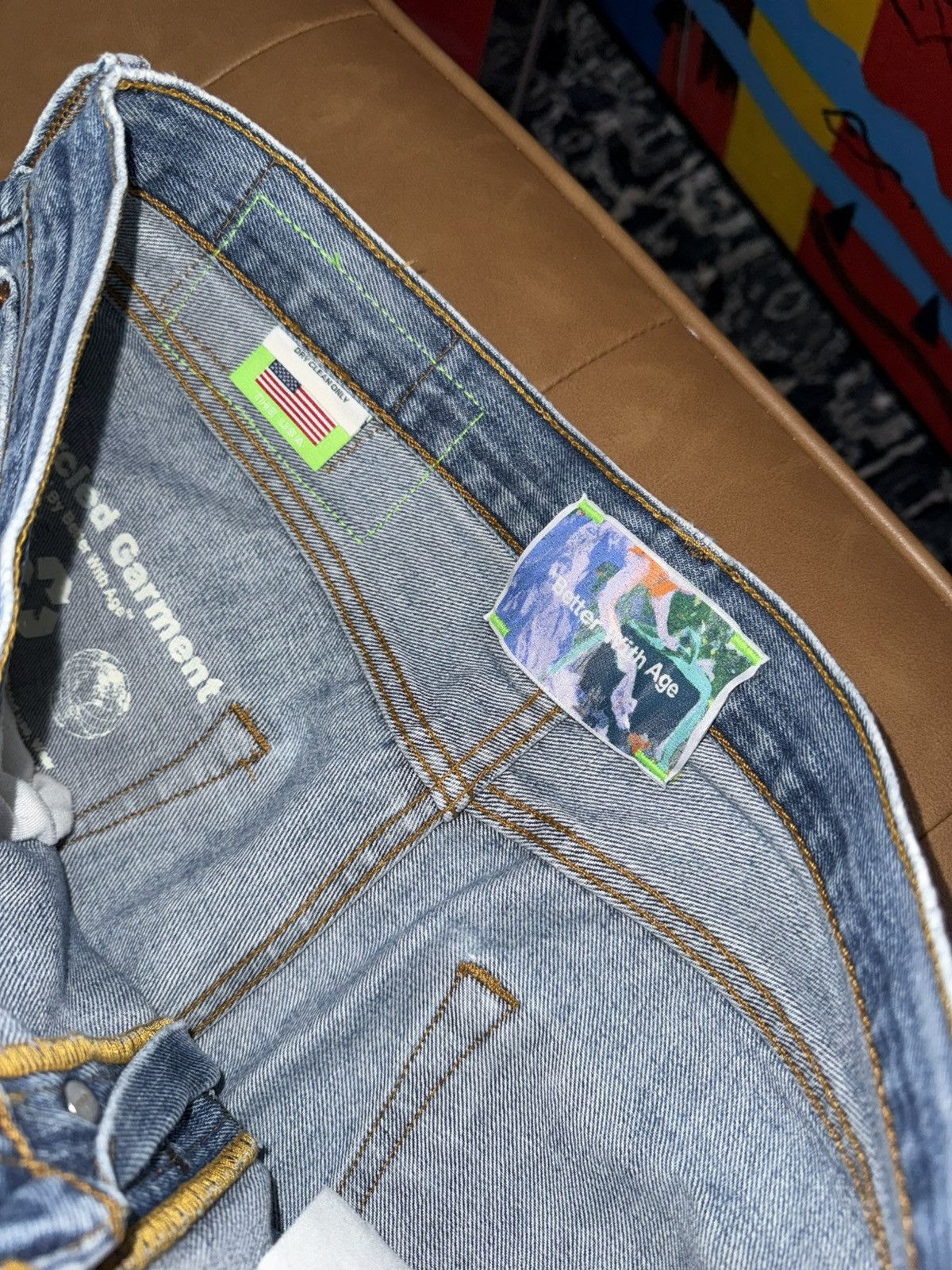 Better With Age Better with age logo jeans Size US 32 / EU 48 - 6 Thumbnail