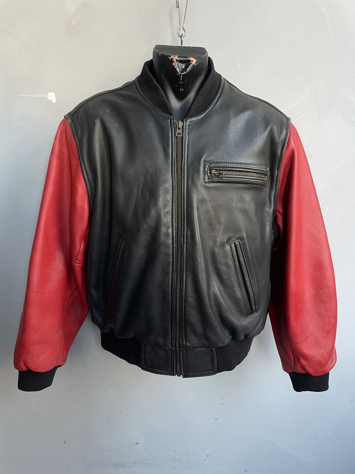 Alpha Industries Leather bomber jacket MA 1 alpha industries style 90s Size US M / EU 48-50 / 2 - 1 Thumbnail