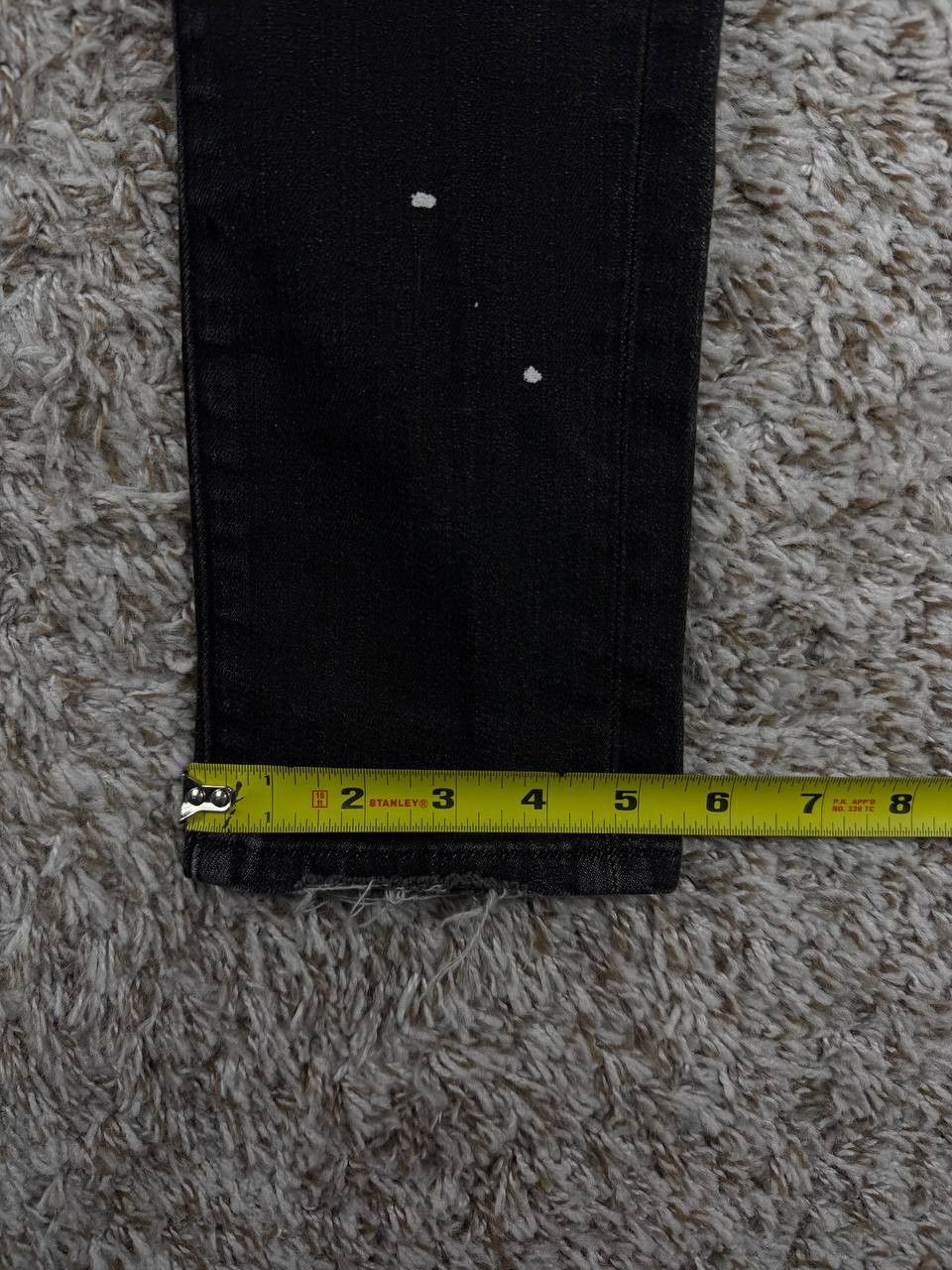 Purple Brand PURPLE BRAND Over Spray Skinny Jeans 'Black' Size US 31 - 7 Thumbnail