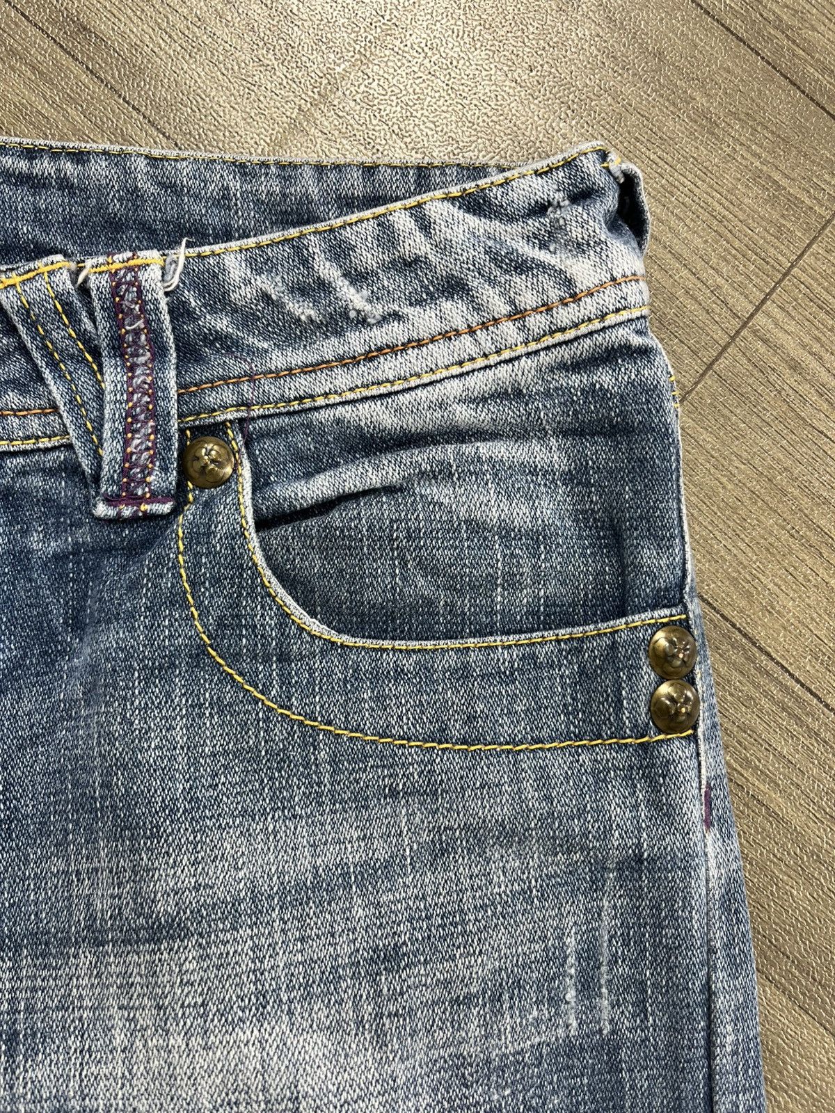 If Six Was Nine Flare Jeans High Street Japan Boot Cut Heaven Winger Jeans Size US 28 / EU 44 - 10 Thumbnail