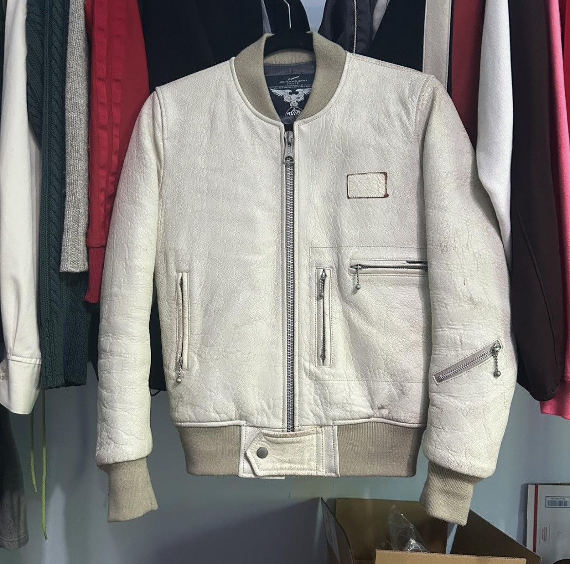 Neighborhood Neighborhood Japan 2003 Real leather Bomber Jacket Size US XS / EU 42 / 0 - 1 Thumbnail