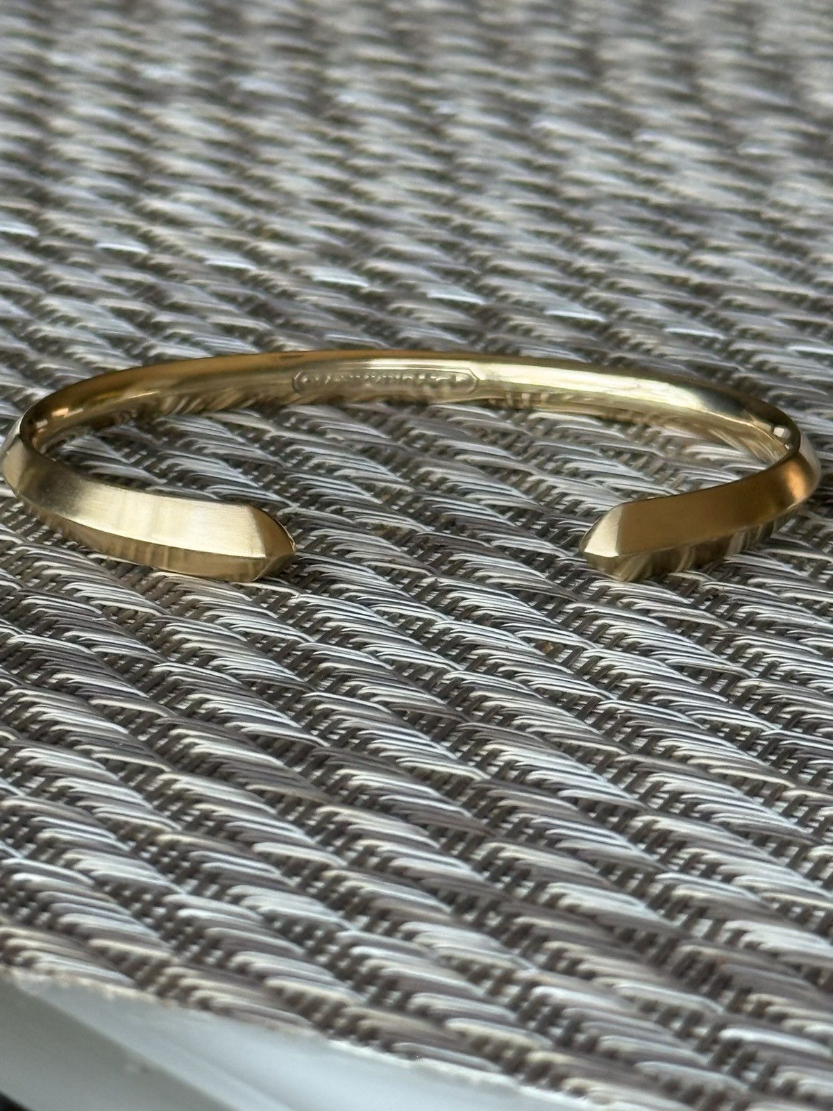 David Yurman Rare David Yurman Roman Cuff Bracelet Bangle 18K Solid Gold Size ONE SIZE - 8 Thumbnail