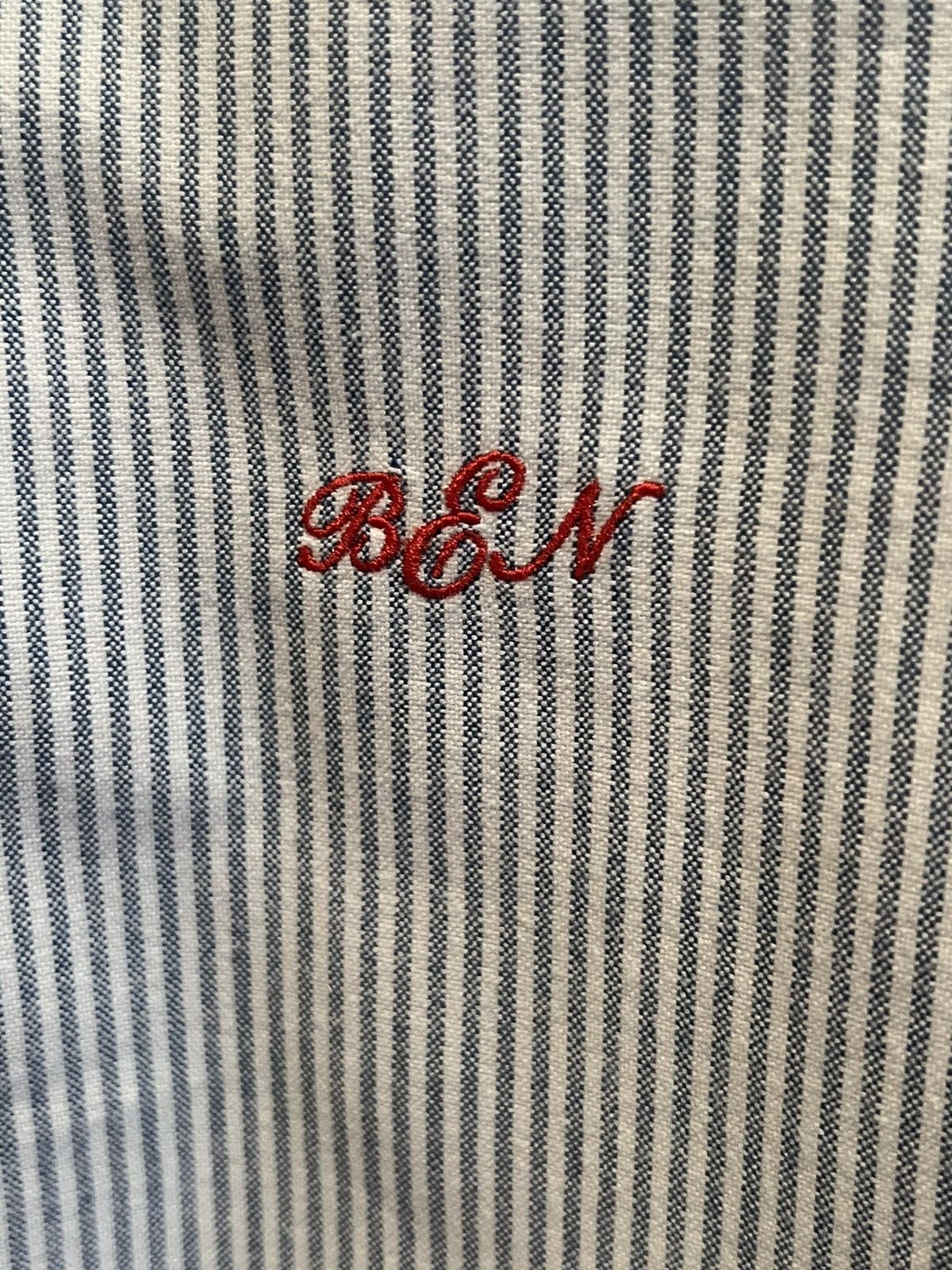 Benjamin Edgar Benjamin Edgar “Ben” Striped Oxford Shirt Size US L / EU 52-54 / 3 - 3 Thumbnail