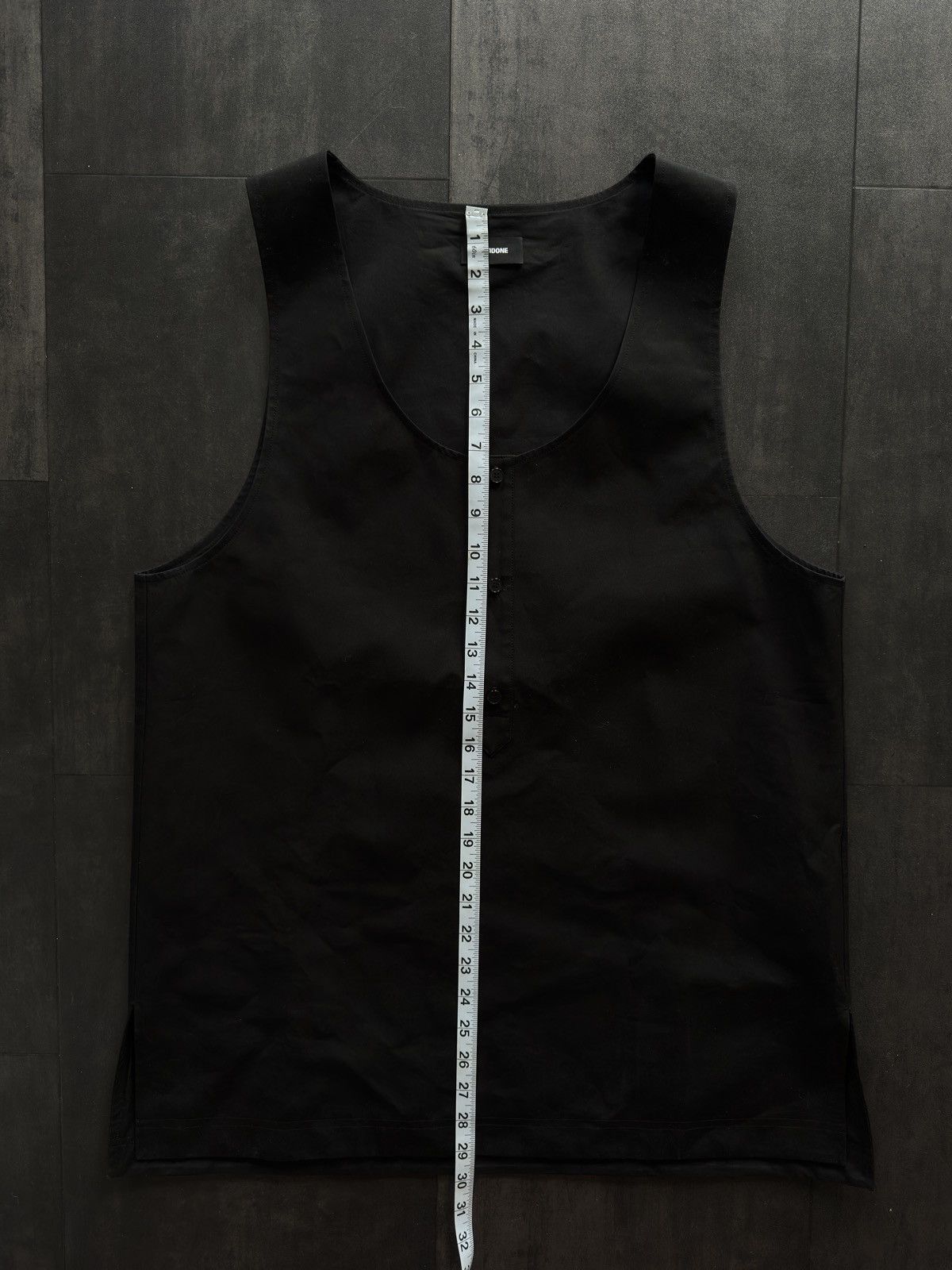 WE11DONE WE11DONE Black Tank Top Size US L / EU 52-54 / 3 - 6 Thumbnail