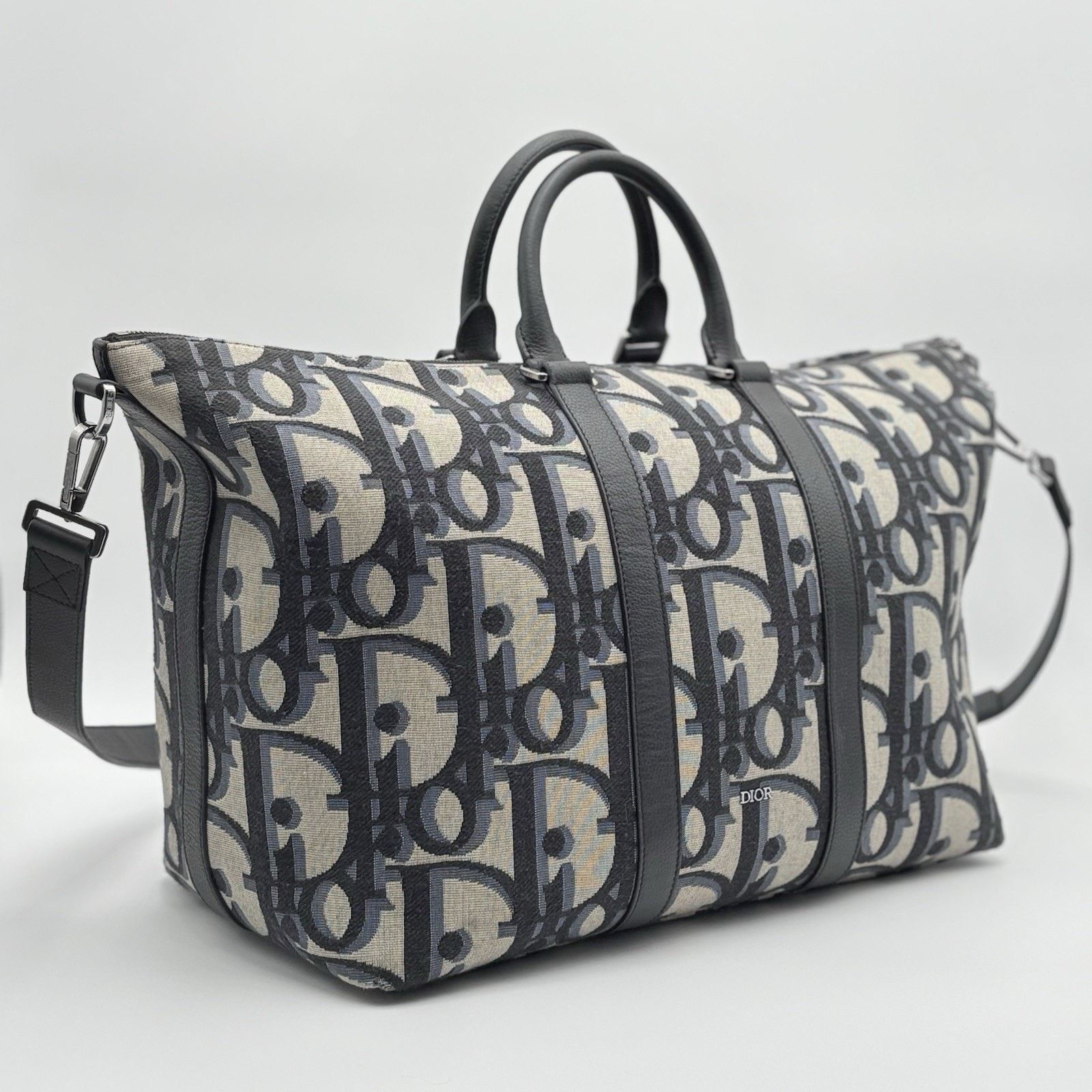 Dior Dior Oblique Jacquard Maxi Weekender 40 Bag | SUPER CLEAN! Size ONE SIZE - 1 Thumbnail