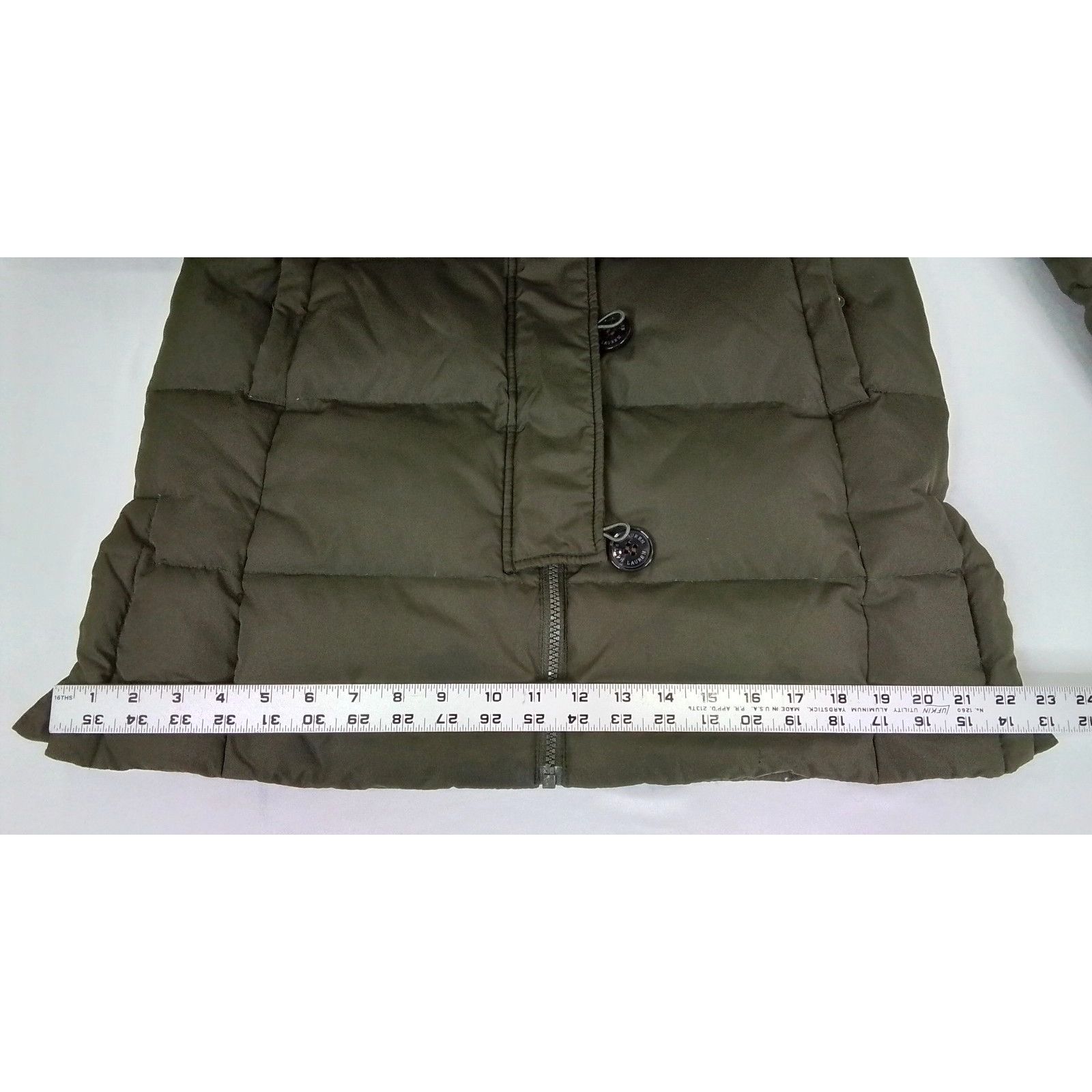 Lauren Ralph Lauren Lauren by Ralph Lauren Down Jacket Women's Small Olive Green Size S / US 4 / IT 40 - 18 Thumbnail