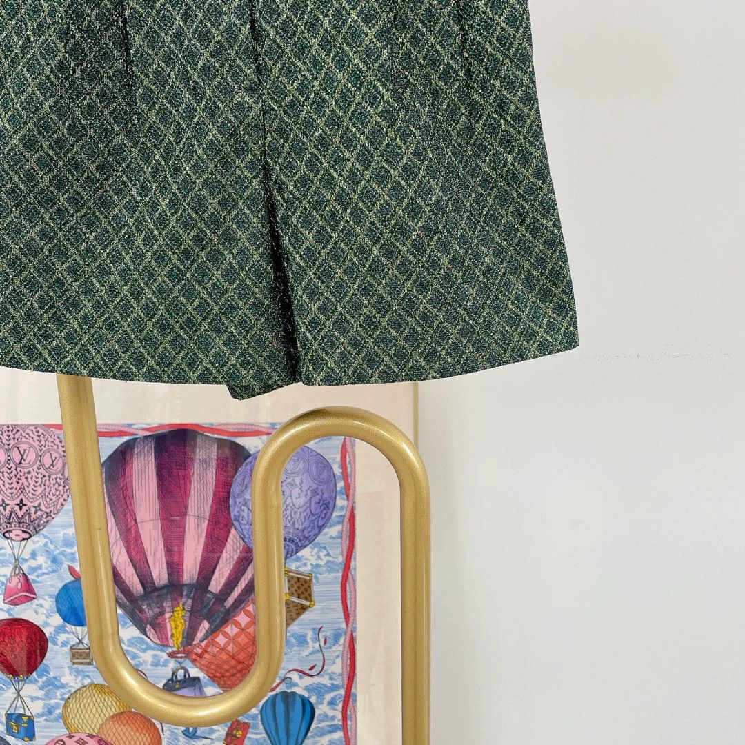 Dolce & Gabbana Dolce&Gabbana Green Quilted Shorts 36 Size 25" / US 0 / IT 36 - 4 Thumbnail
