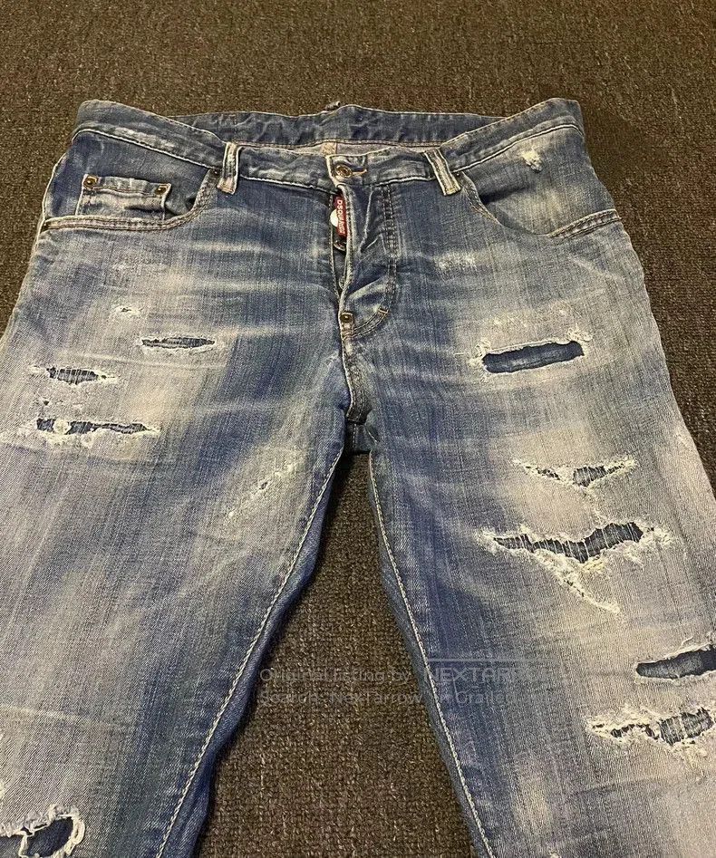 Dsquared2 DSquared2 Distressed Denim Jeans 22 Style. Size US 33 - 4 Thumbnail