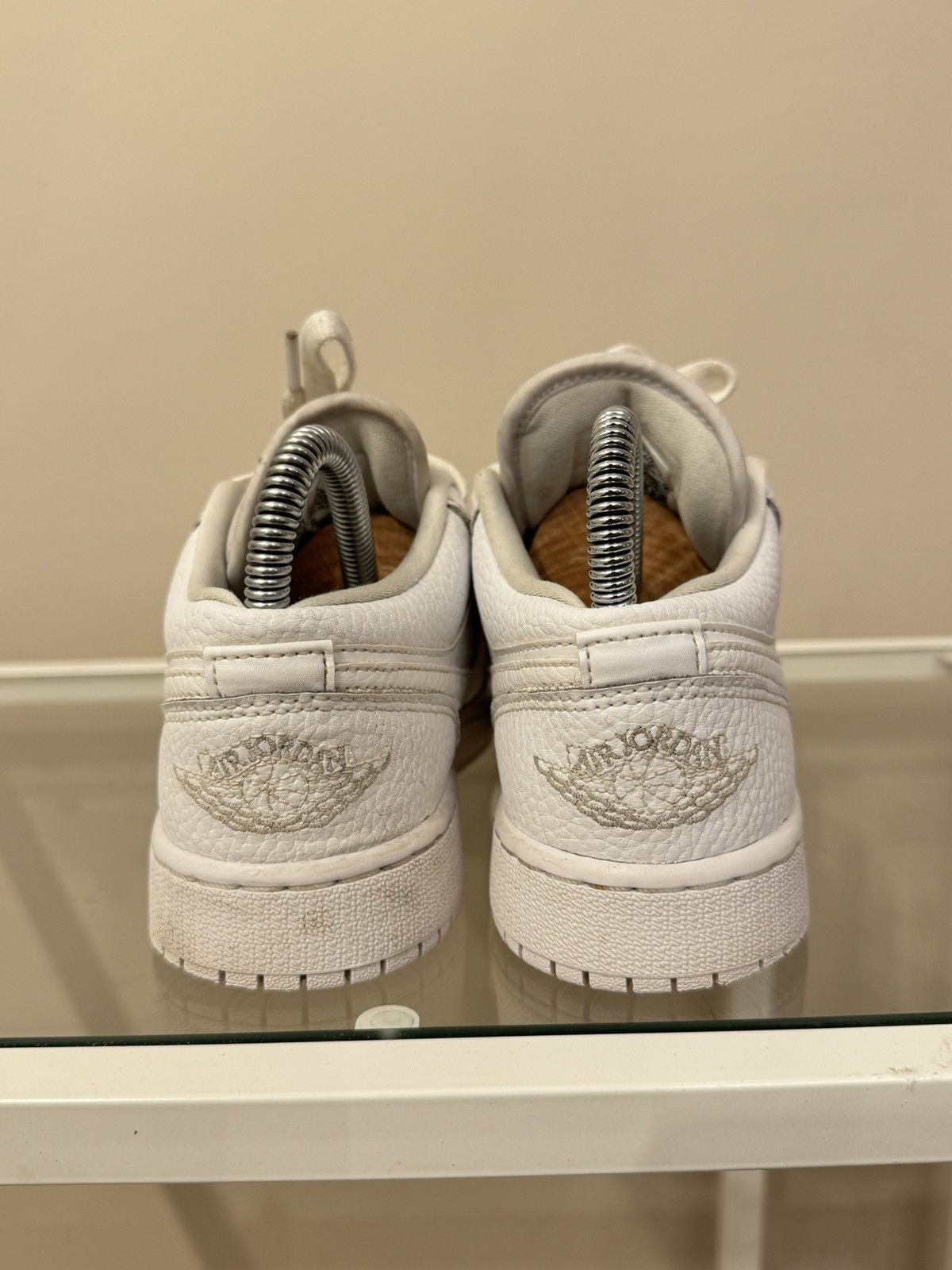 Nike Jordan 1 Retro Low White Women's sneakers buty shoes Size US 5.5 / IT 35.5 - 4 Thumbnail