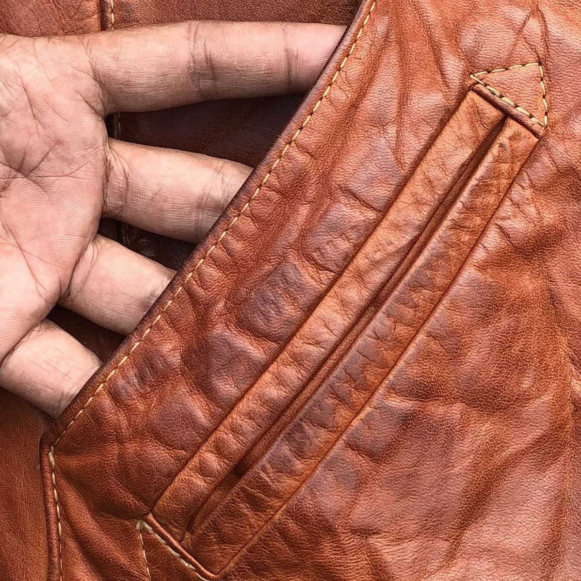 Vintage Vintage Paul Louis Inc Leather jacket Mens Serval zipper 60s Size US M / EU 48-50 / 2 - 10 Thumbnail