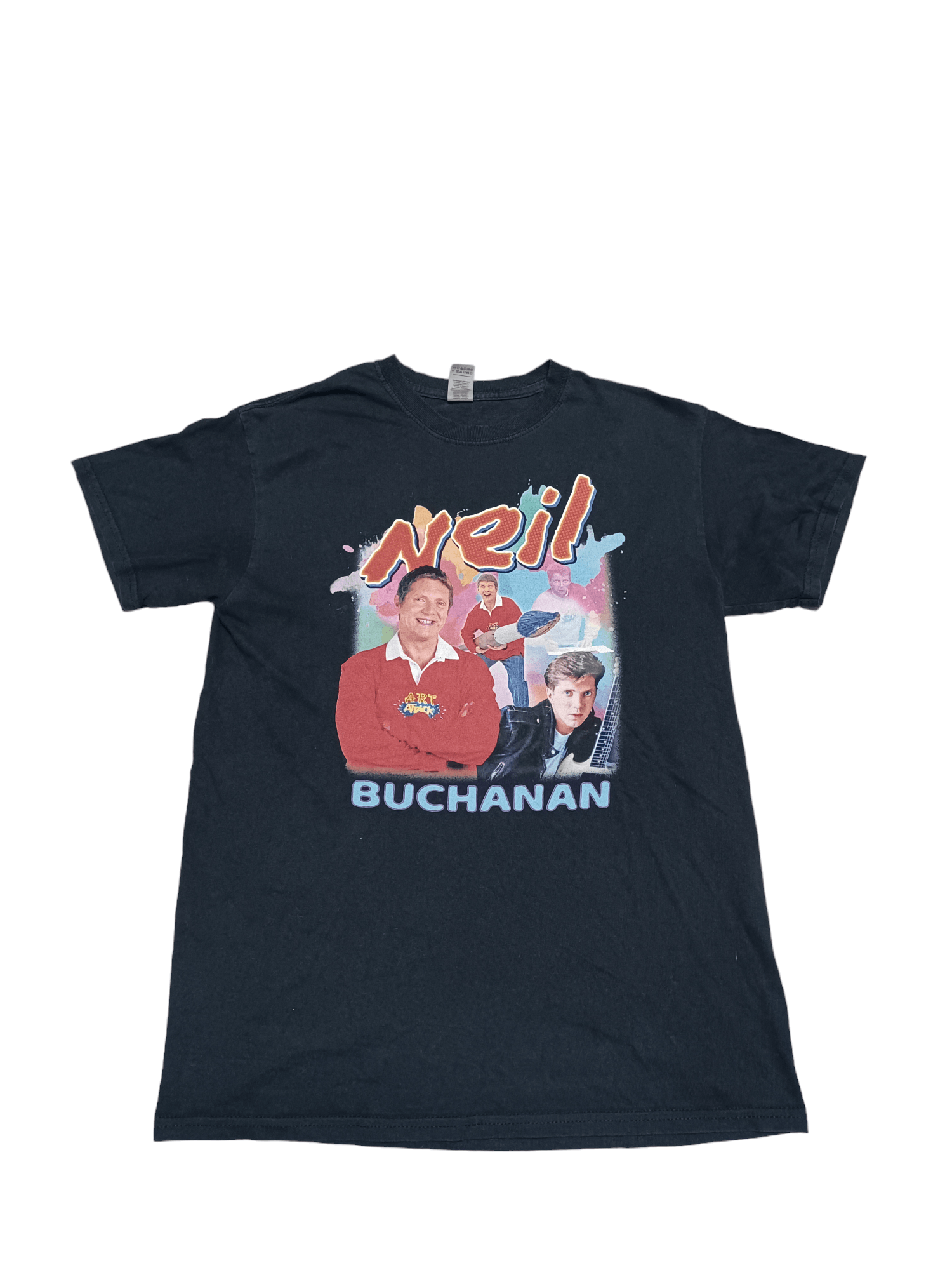 Gildan NEIL BUCHANAN CRAZY TV Y2K BRITISH GILDAN STREETWEAR TEE Size US M / EU 48-50 / 2 - 1 Thumbnail